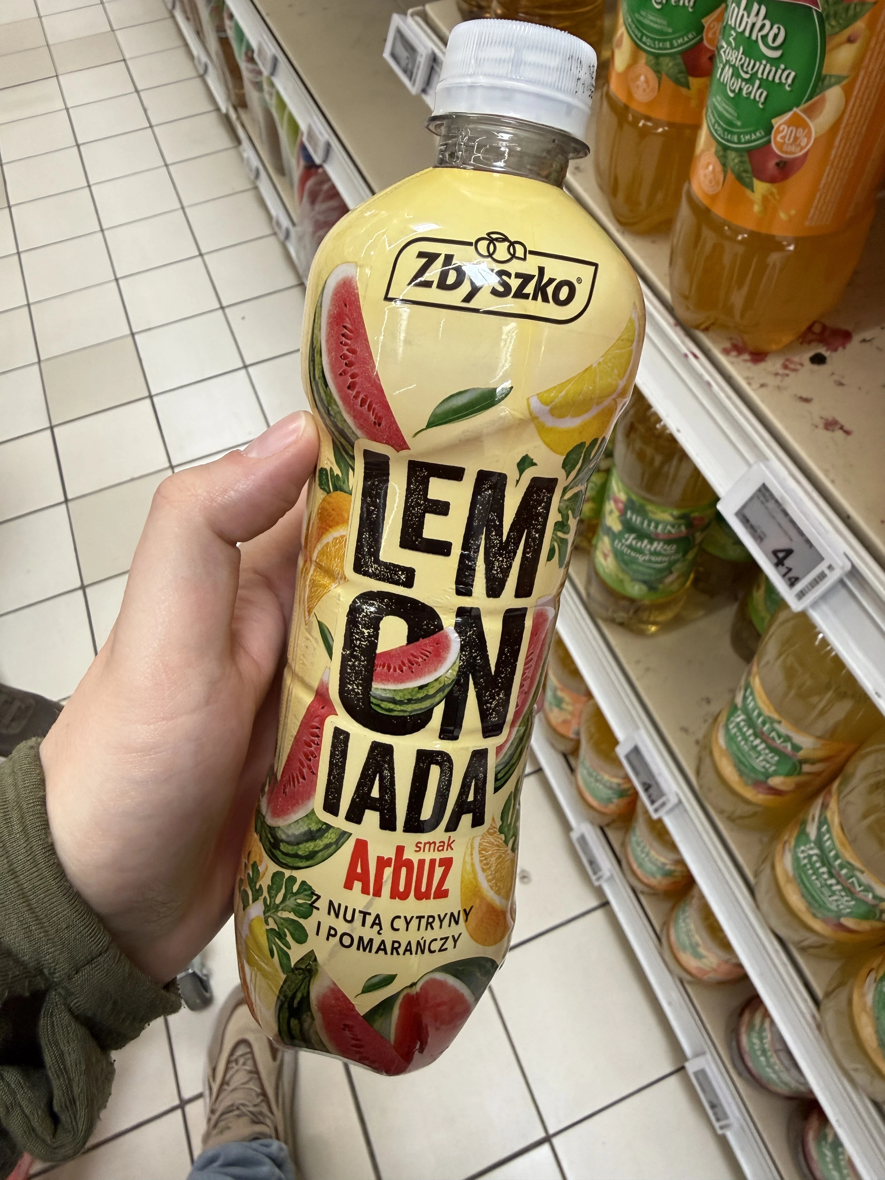 Zbyszko Lemoniada smak arbuz z nutą cytryny i pomarańczy | 555ml