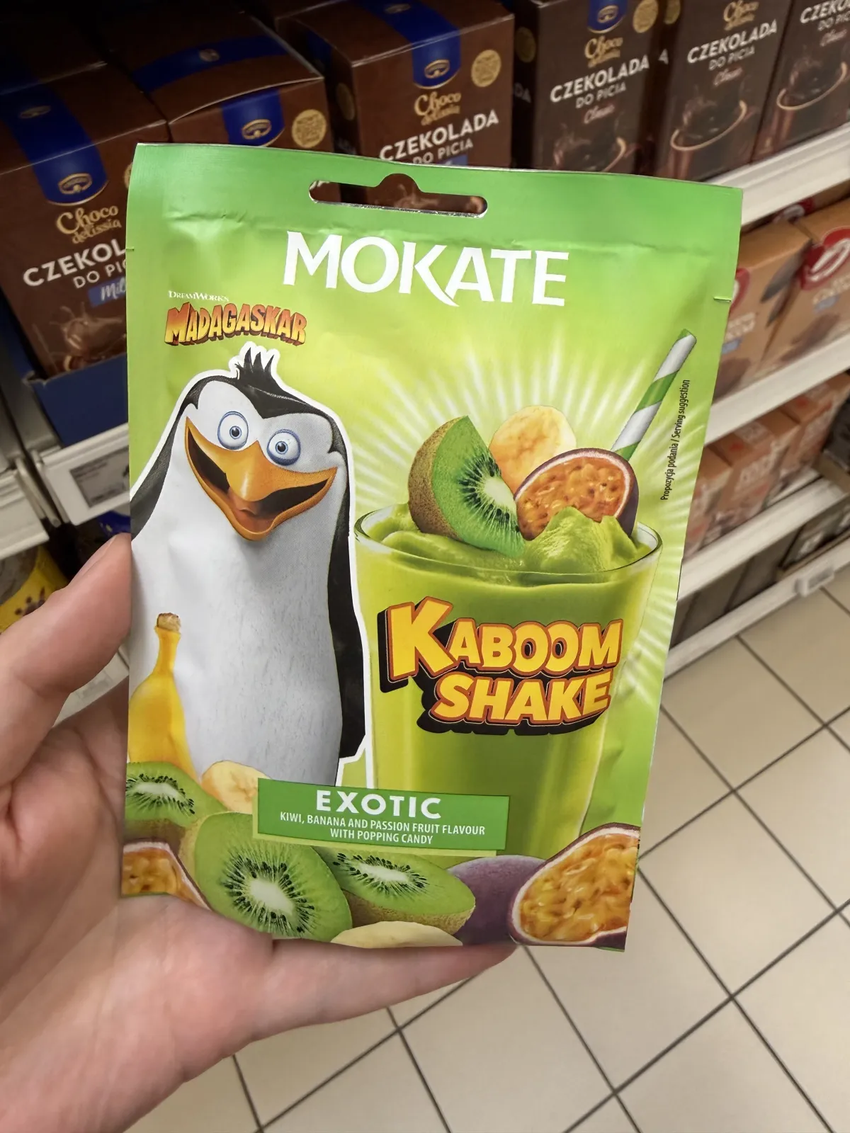 Mokate Kaboom Shake Exotic napój w proszku z cukrem strzelającym | 30g