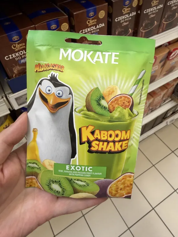 Mokate Kaboom Shake Exotic napój w proszku z cukrem strzelającym | 30g