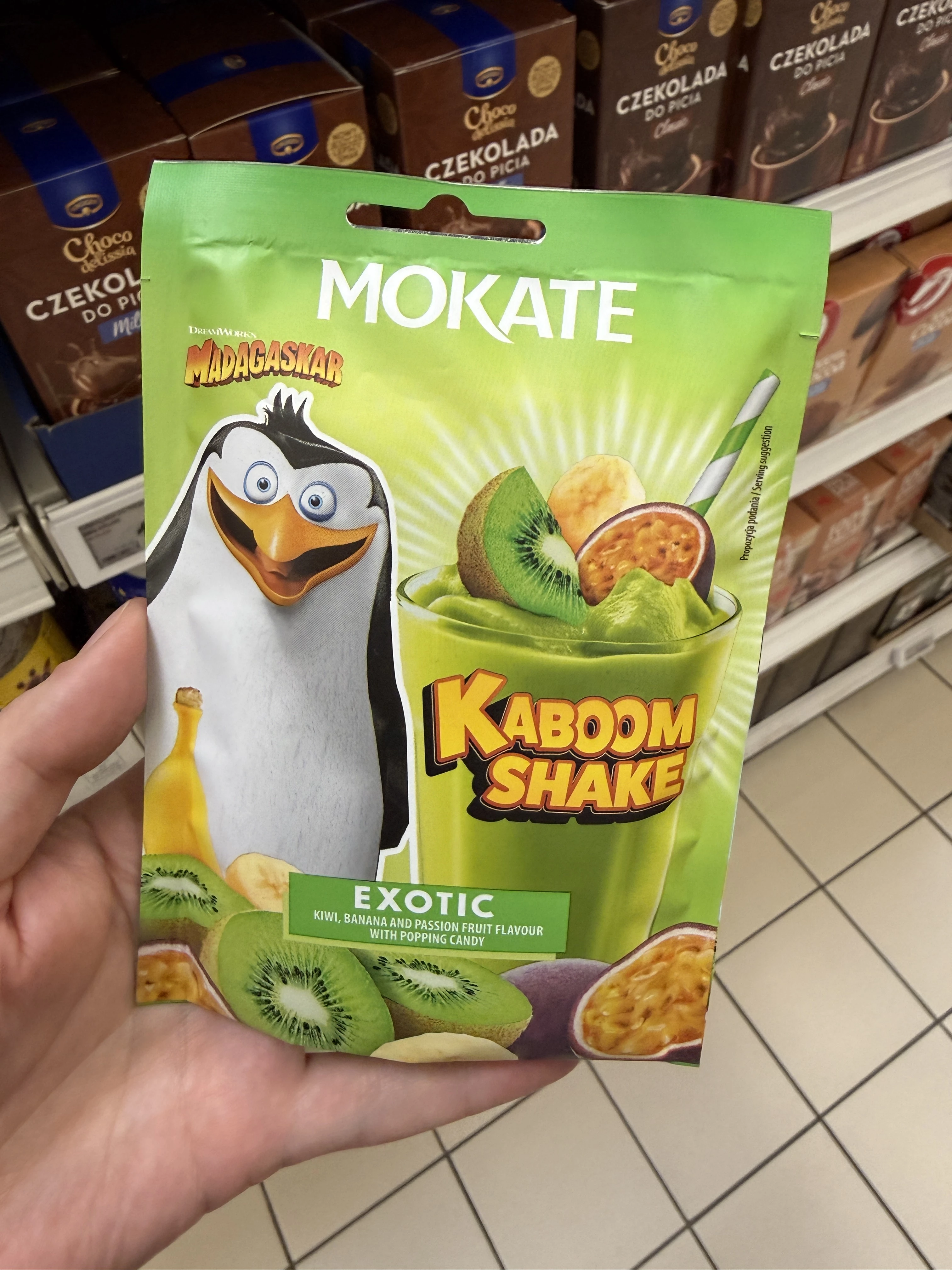 Mokate Kaboom Shake Exotic napój w proszku z cukrem strzelającym | 30g