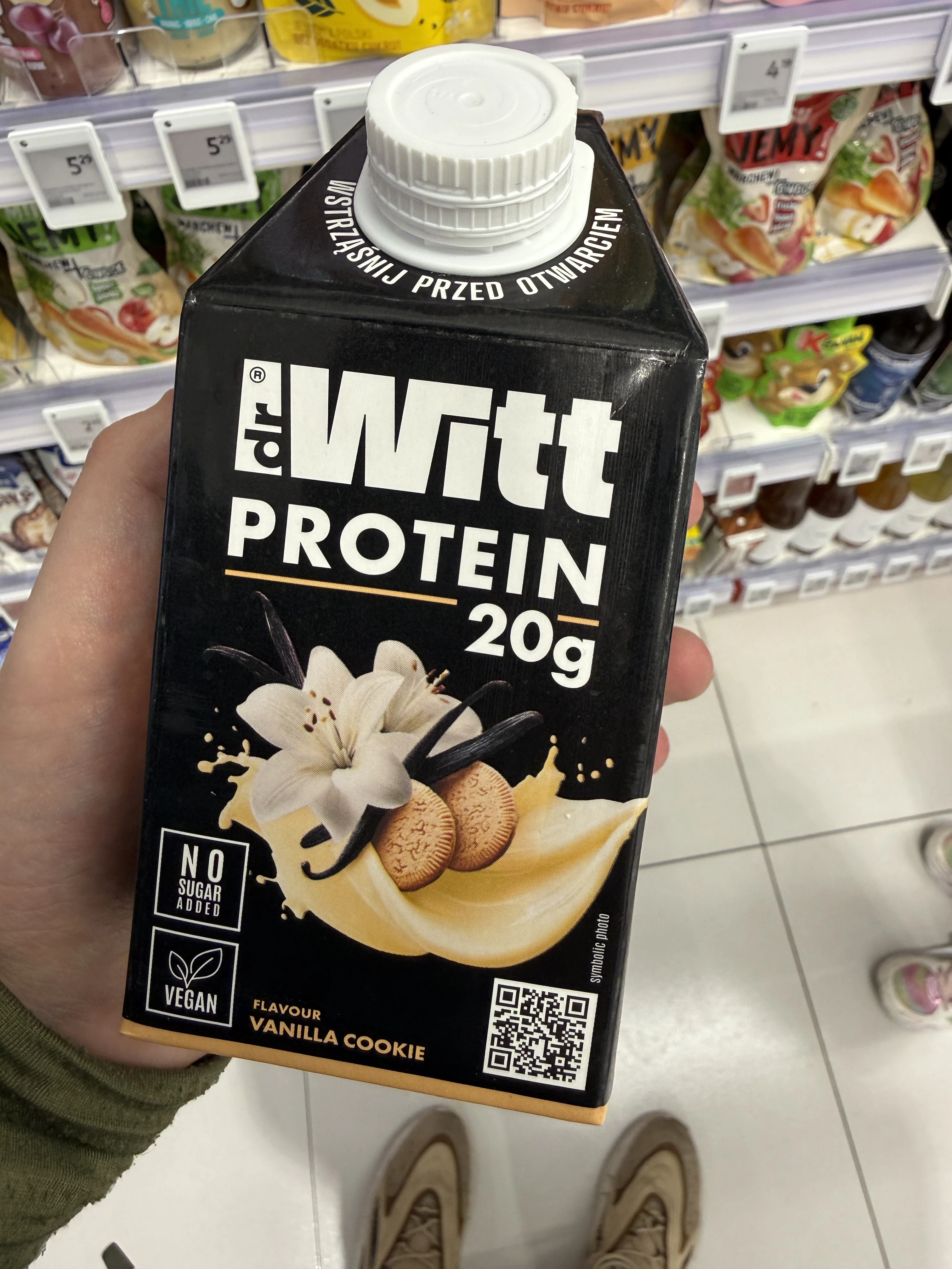 Dr Witt Protein Shake o smaku waniliowego ciastka | 500ml