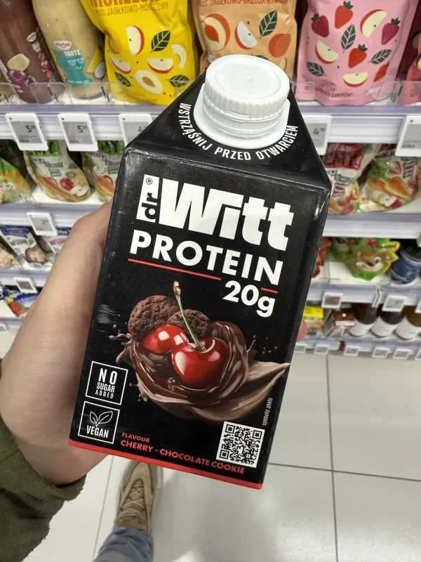 Dr Witt Shake proteinowy wiśnia-czekolada | 500ml