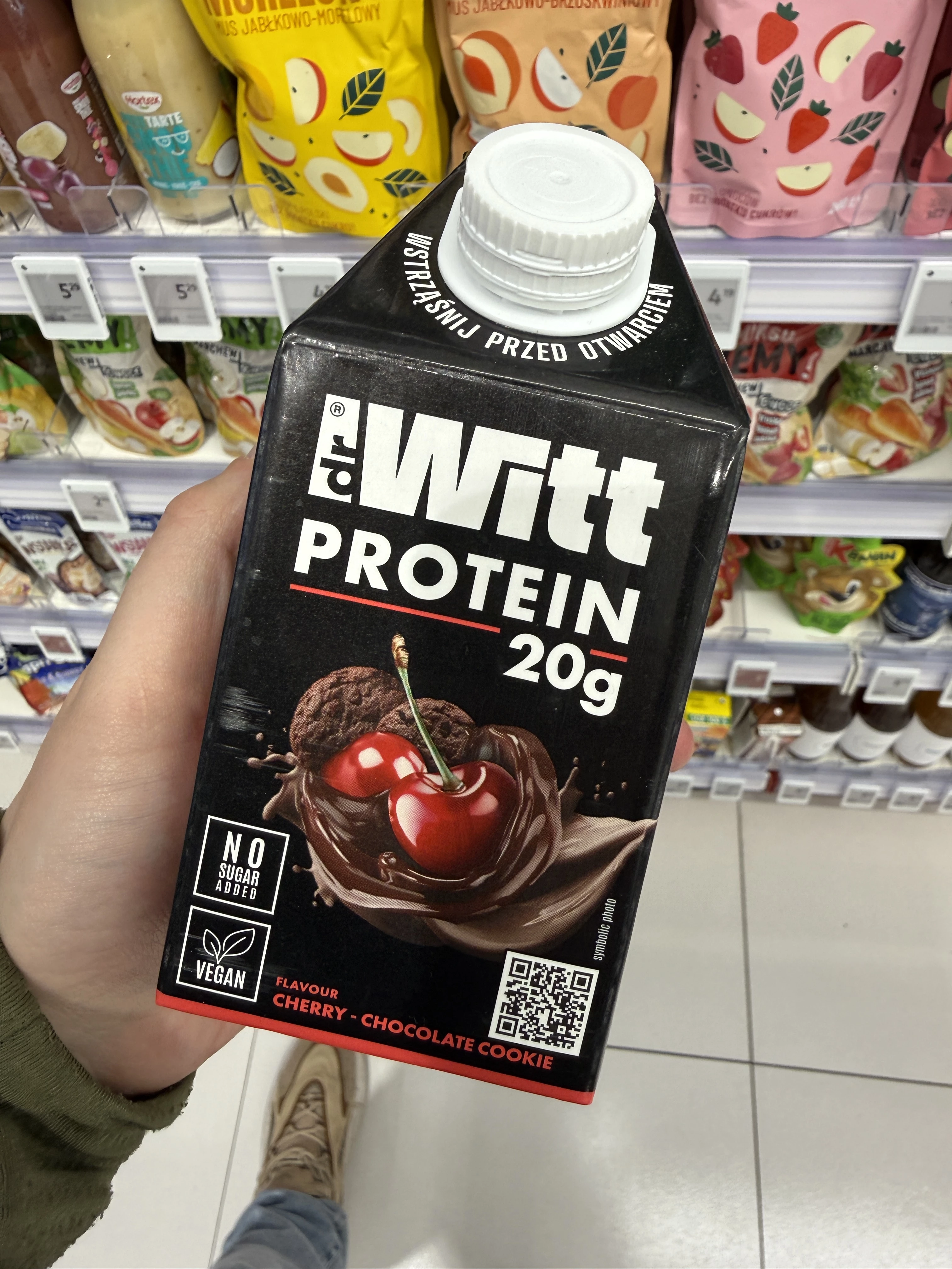 Dr Witt Shake proteinowy wiśnia-czekolada | 500ml
