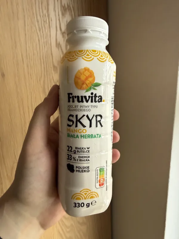 Fruvita Skyr pitny Mango Biała Herbata | 330g