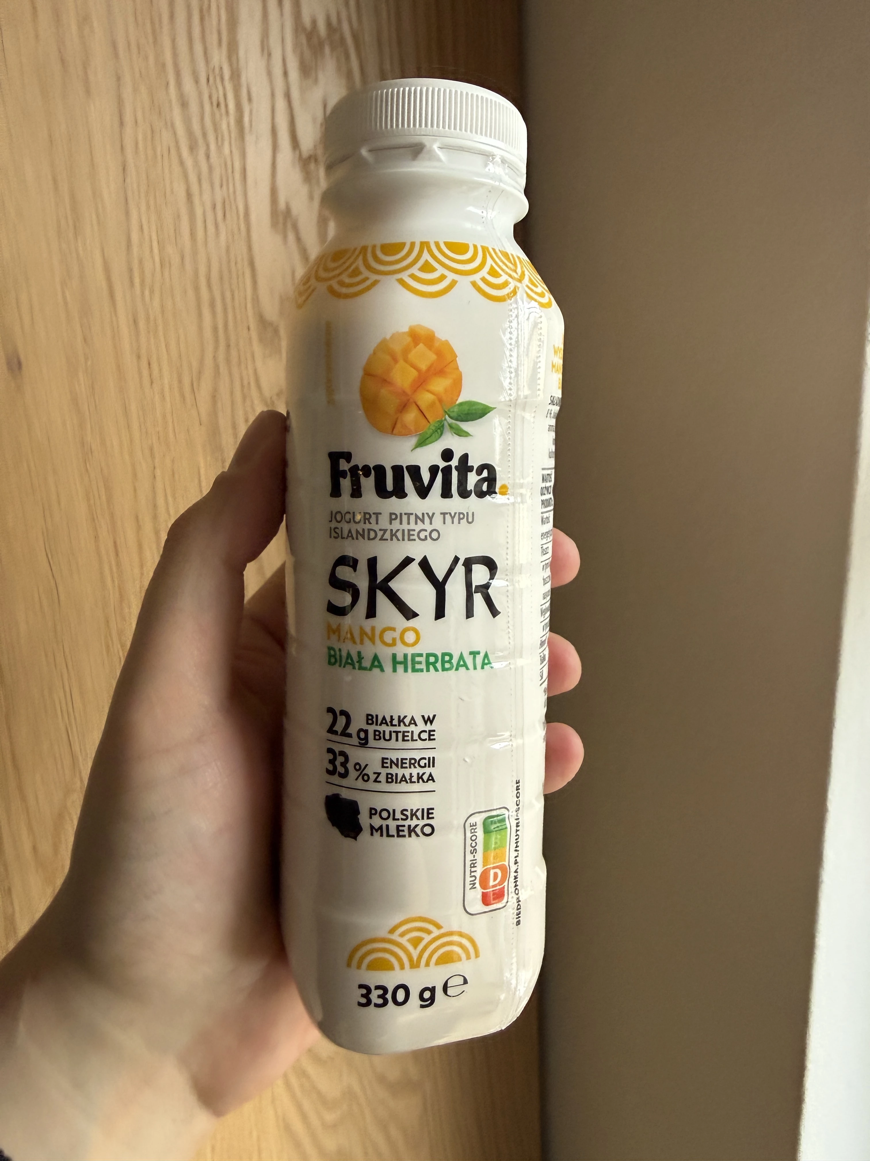 Fruvita Skyr pitny Mango Biała Herbata | 330g