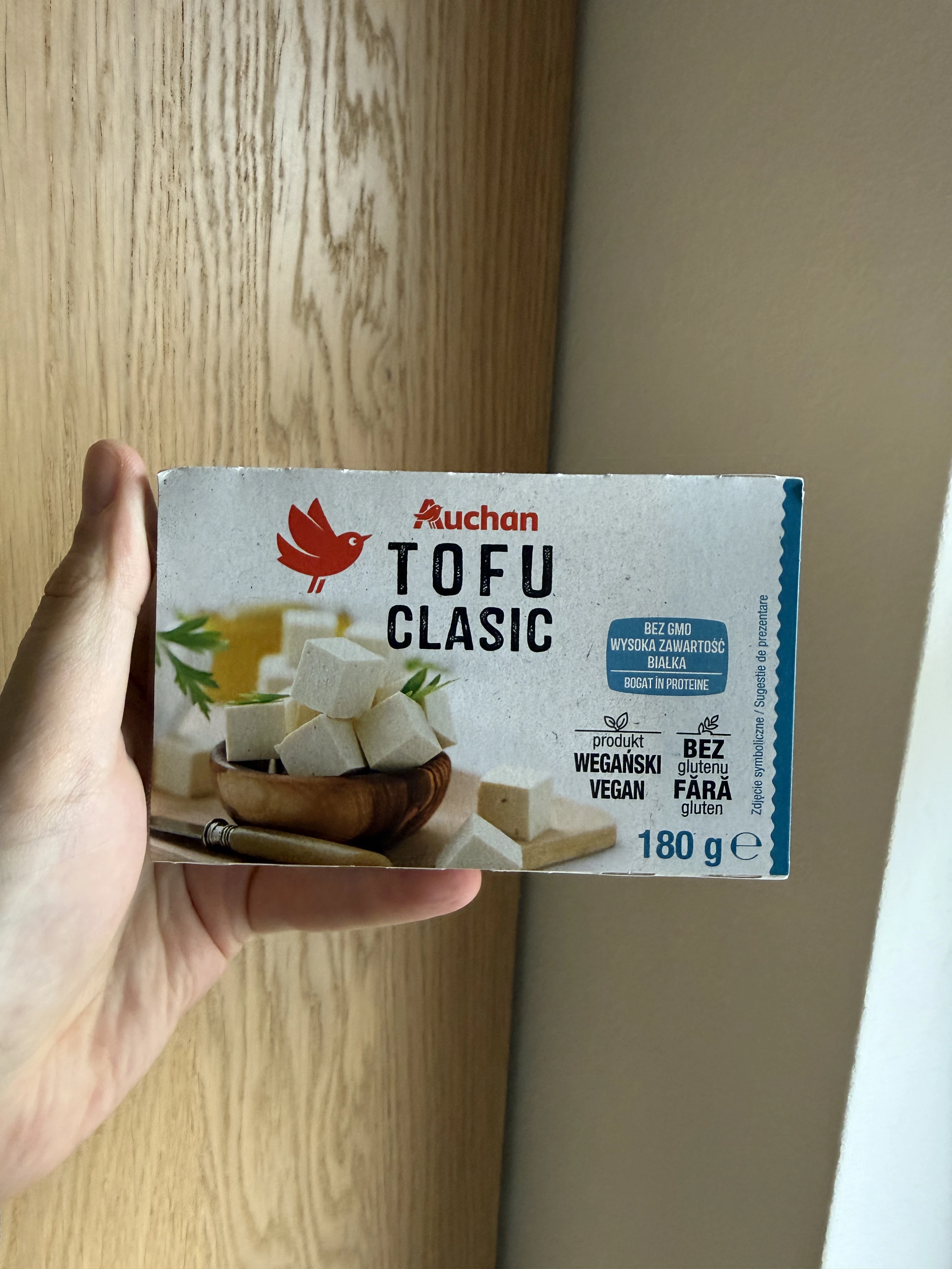 Tofu Clasic naturalne Auchan | 180g