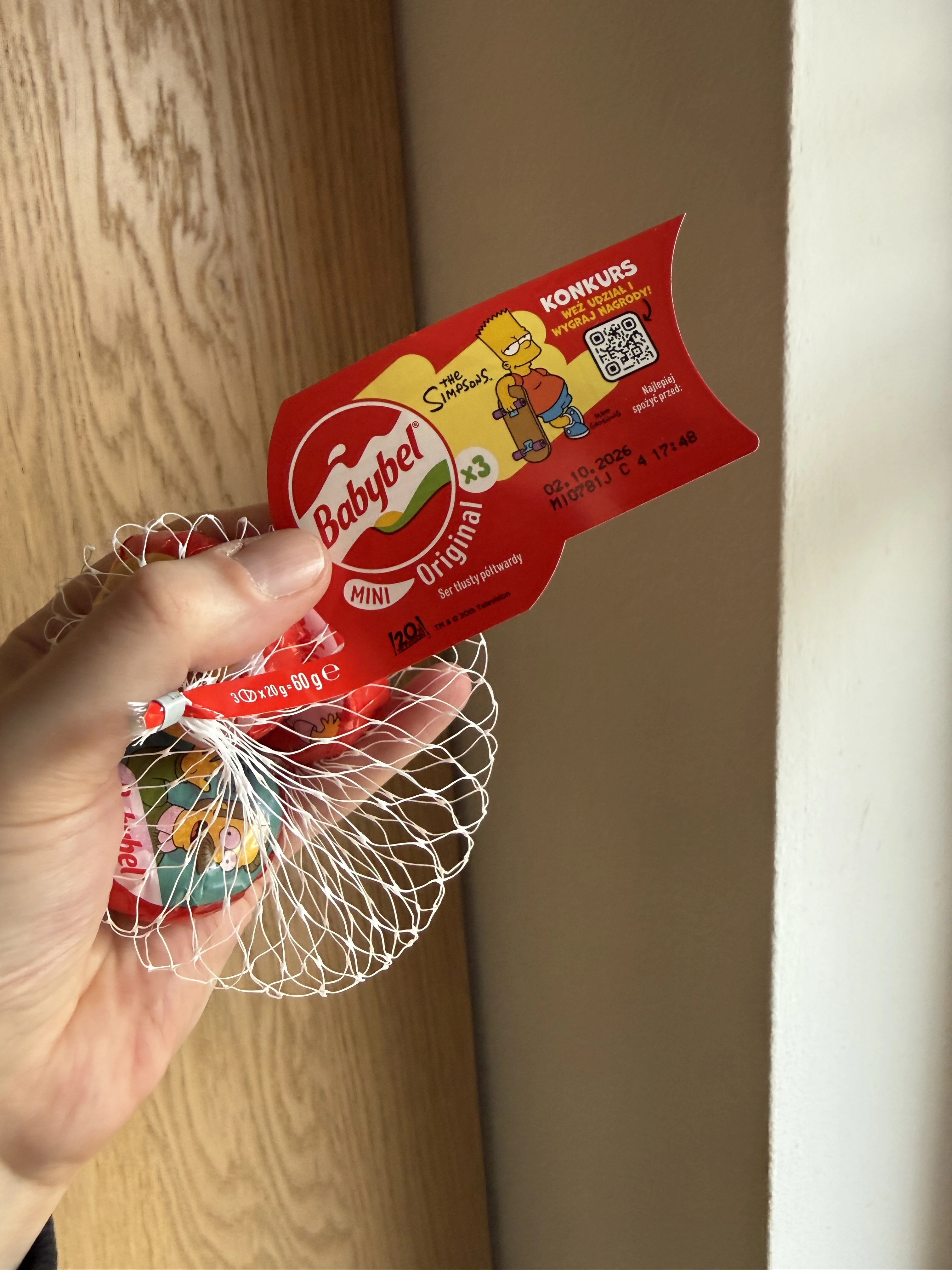 Mini Babybel Original The Simpsons | 3×20g