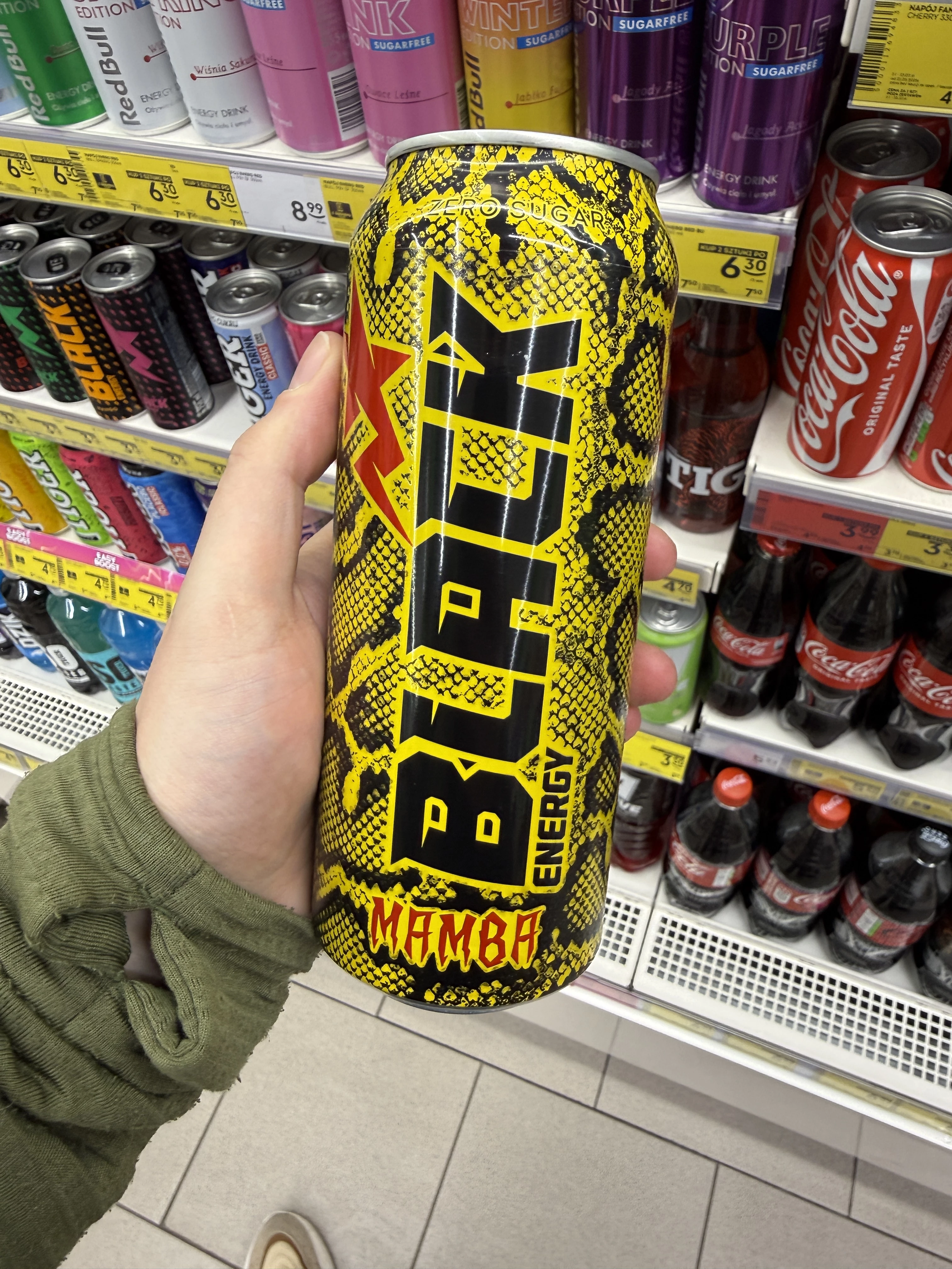 Black Energy Zero Sugar Mamba | 500ml