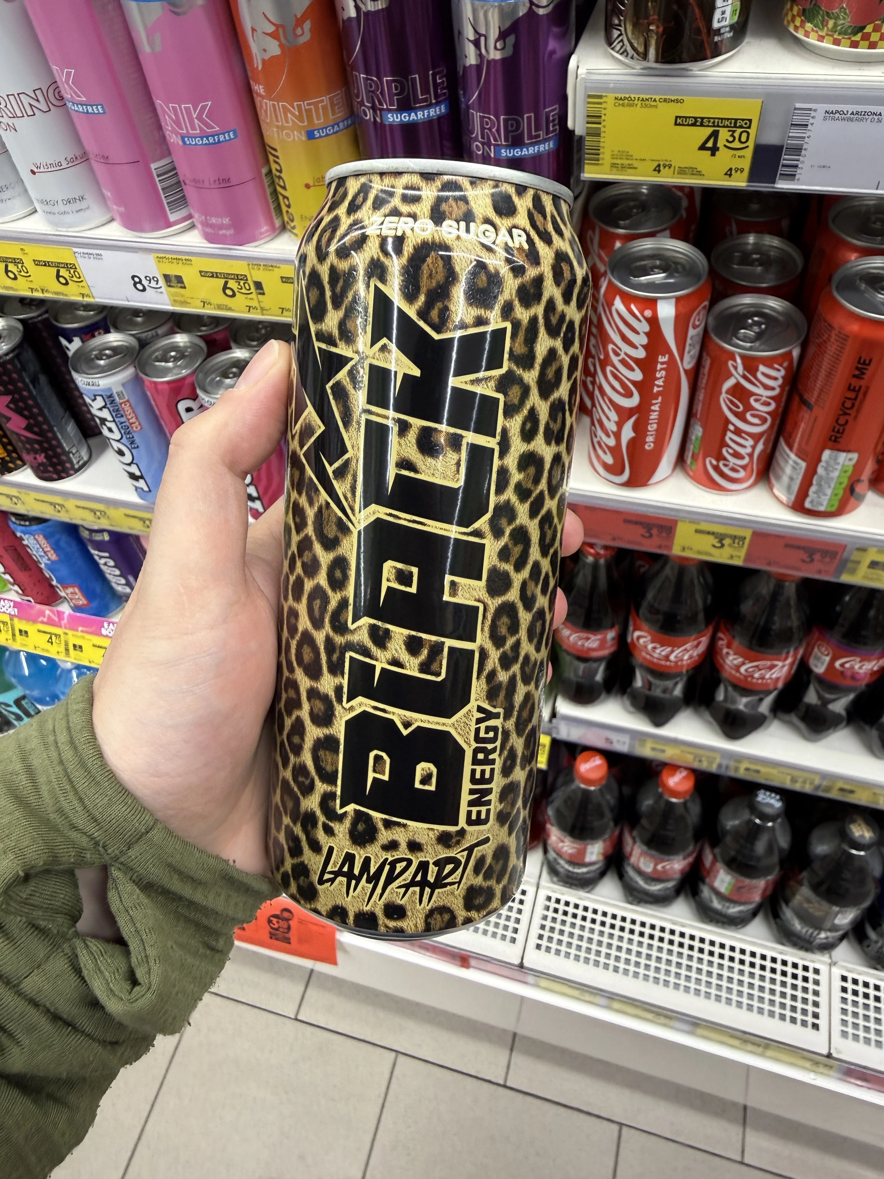 Black Energy Zero Sugar Lampart | 500ml