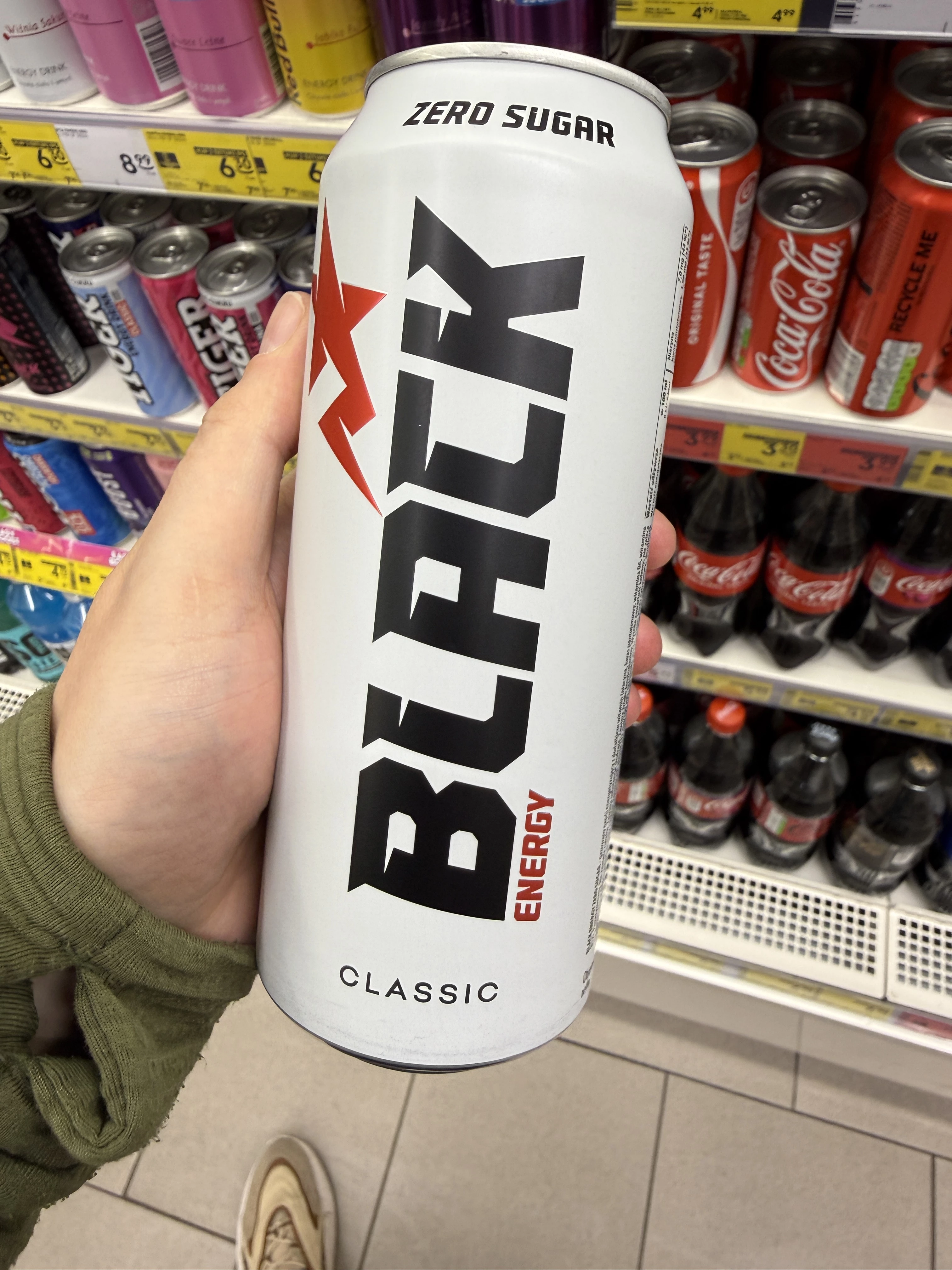 Black Energy Zero Sugar Classic | 500ml