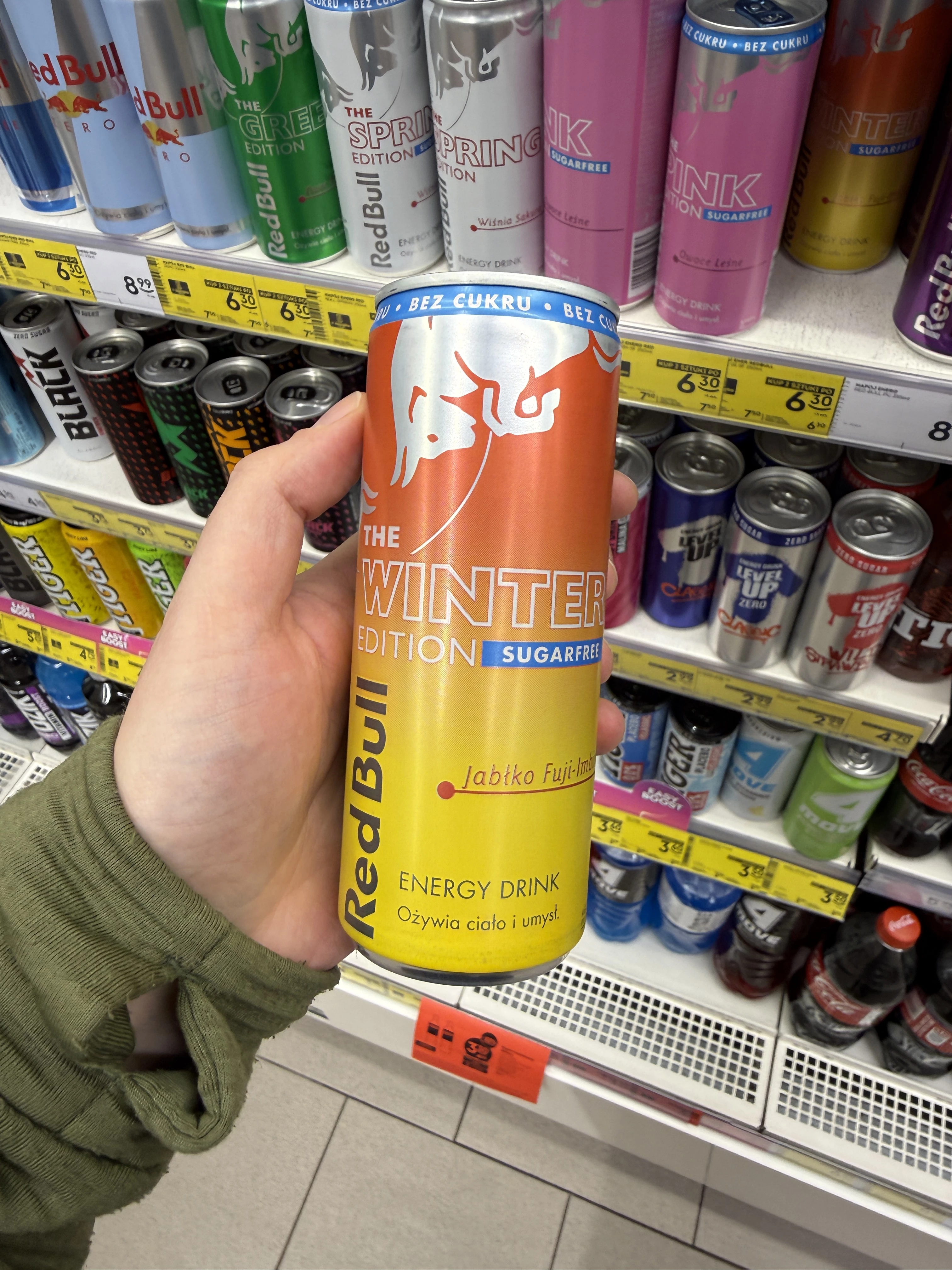 Red Bull Winter Edition Sugarfree Jabłko Fuji-Imbir | 250ml