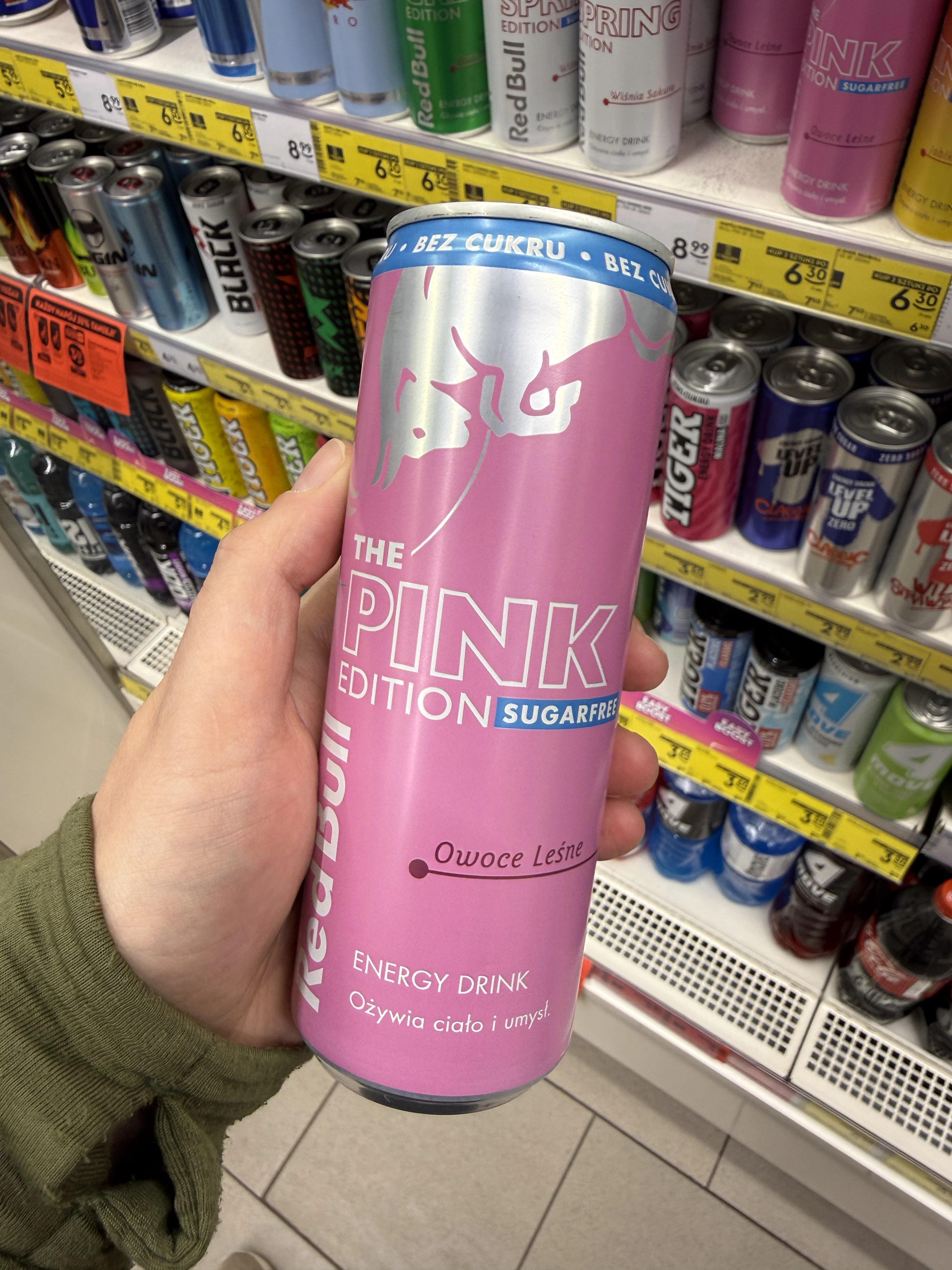Red Bull Pink Edition Sugarfree Owoce Leśne | 355ml
