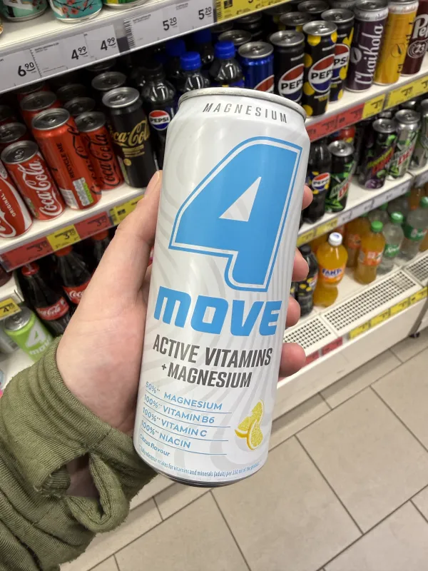 4Move Active Vitamin Gazowany napój smak cytrusów | 330ml