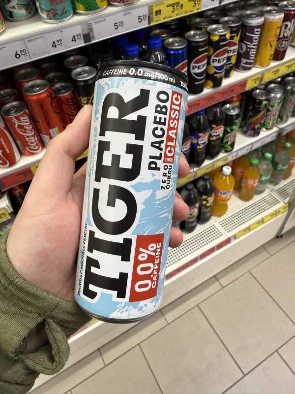 Tiger Placebo Classic Zero Cukru 0,0% Caffeine | 250ml