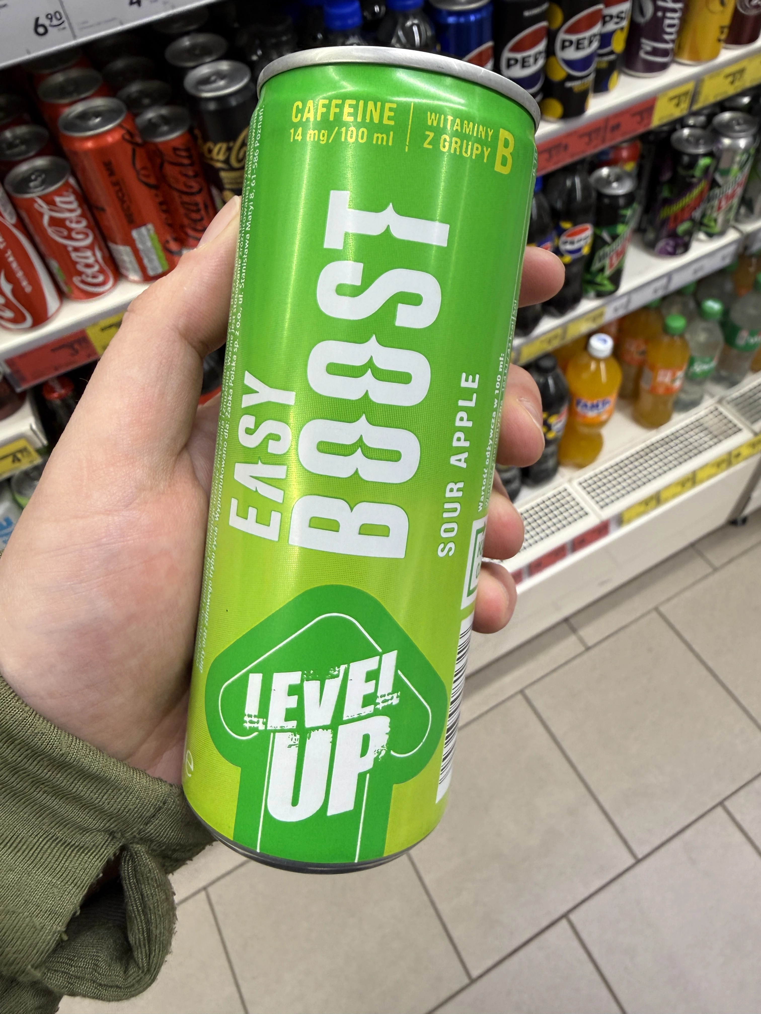 Level Up Easy Boost Sour Apple | 250ml