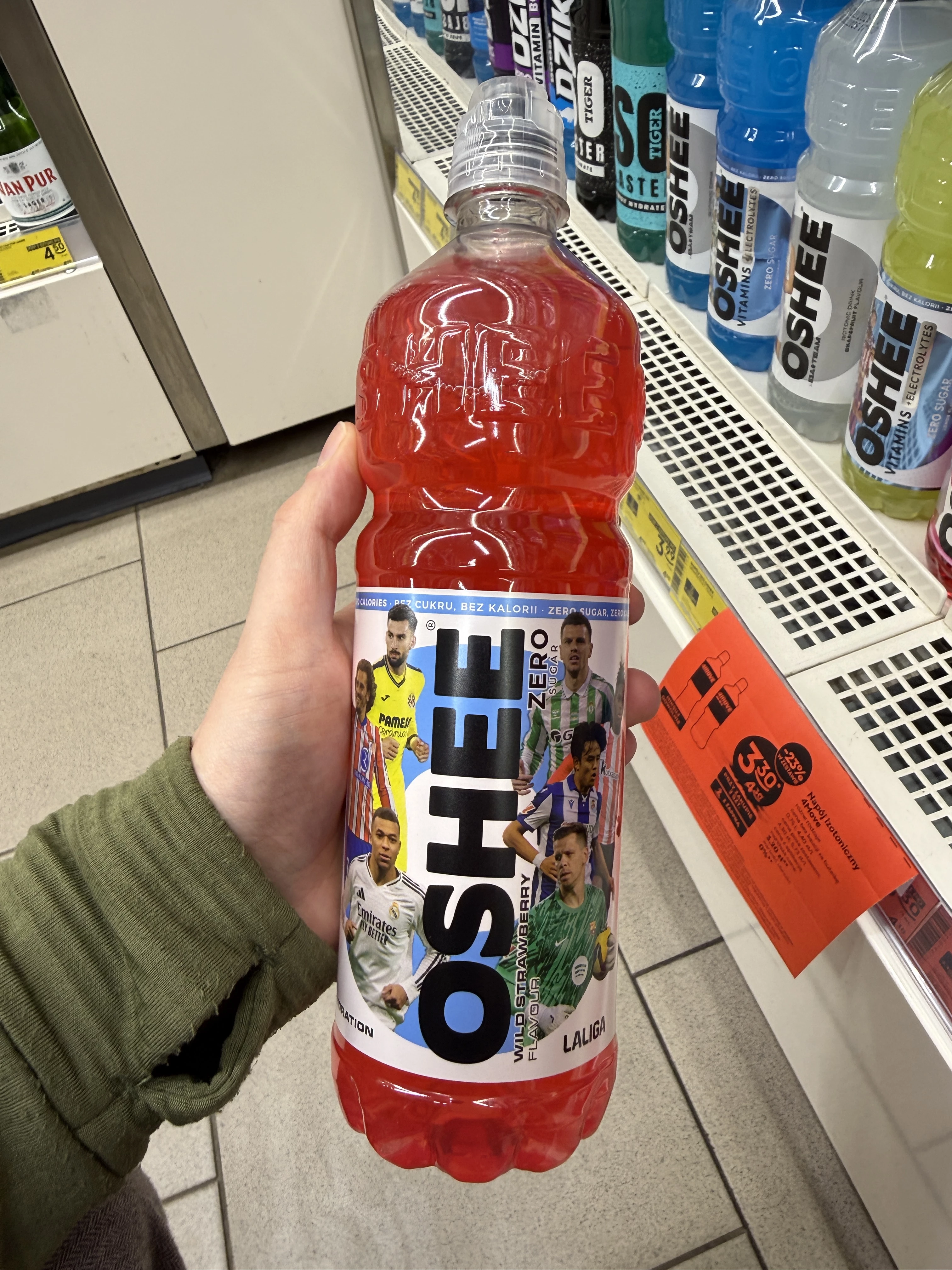 Oshee Zero Wild Strawberry Flavour LaLiga | 750ml