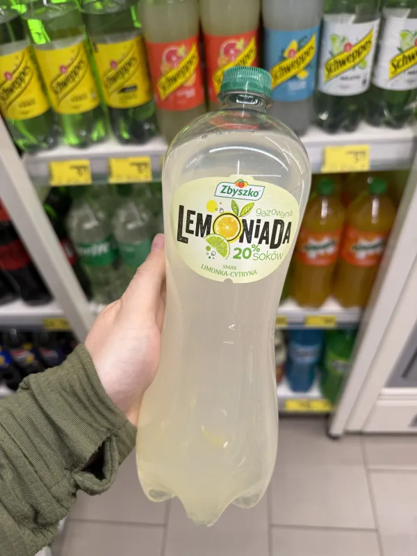 Zbyszko Lemoniada gazowana smak limonka-cytryna | 1000ml