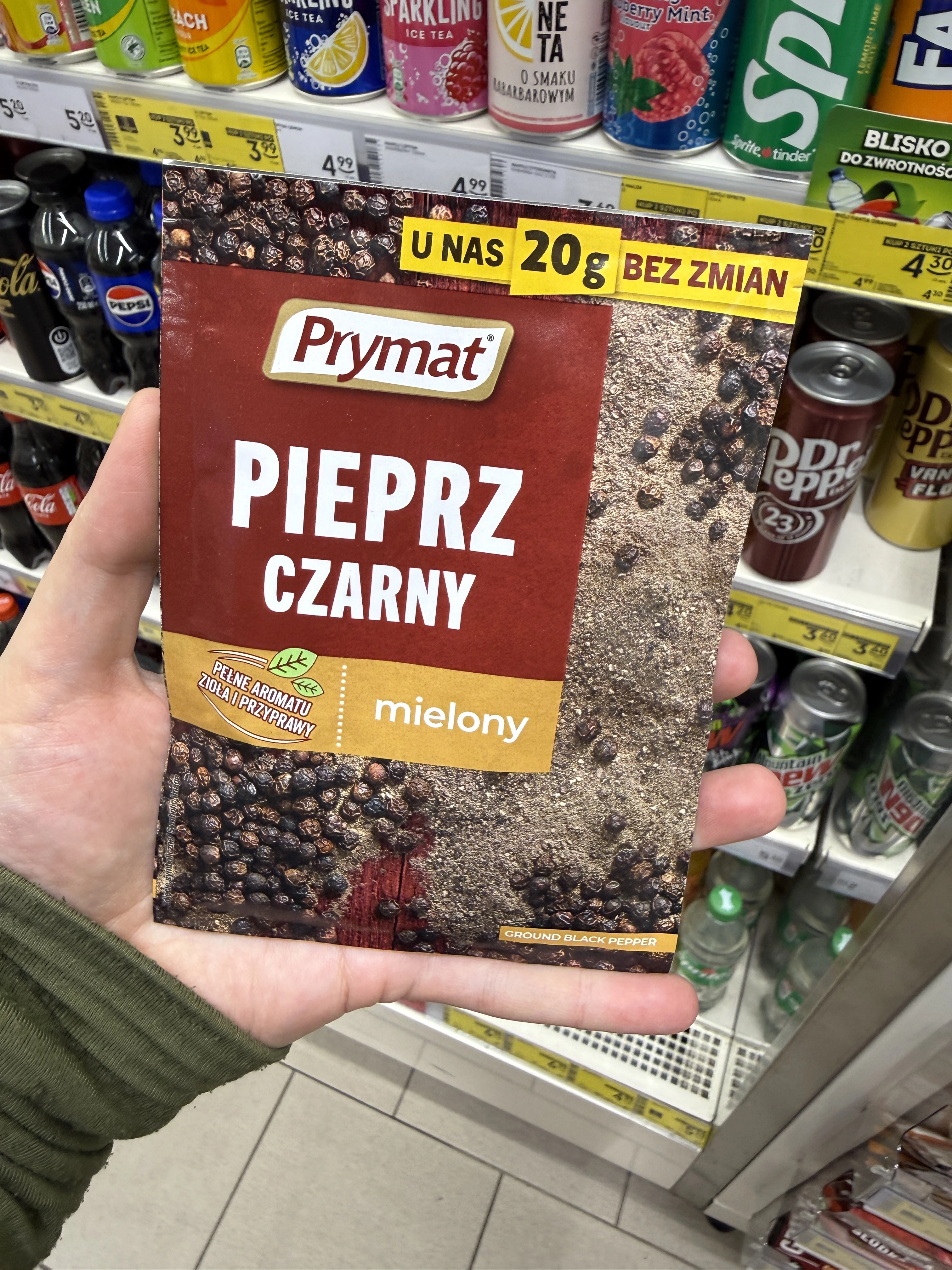 Prymat Pieprz Czarny Mielony | 20g