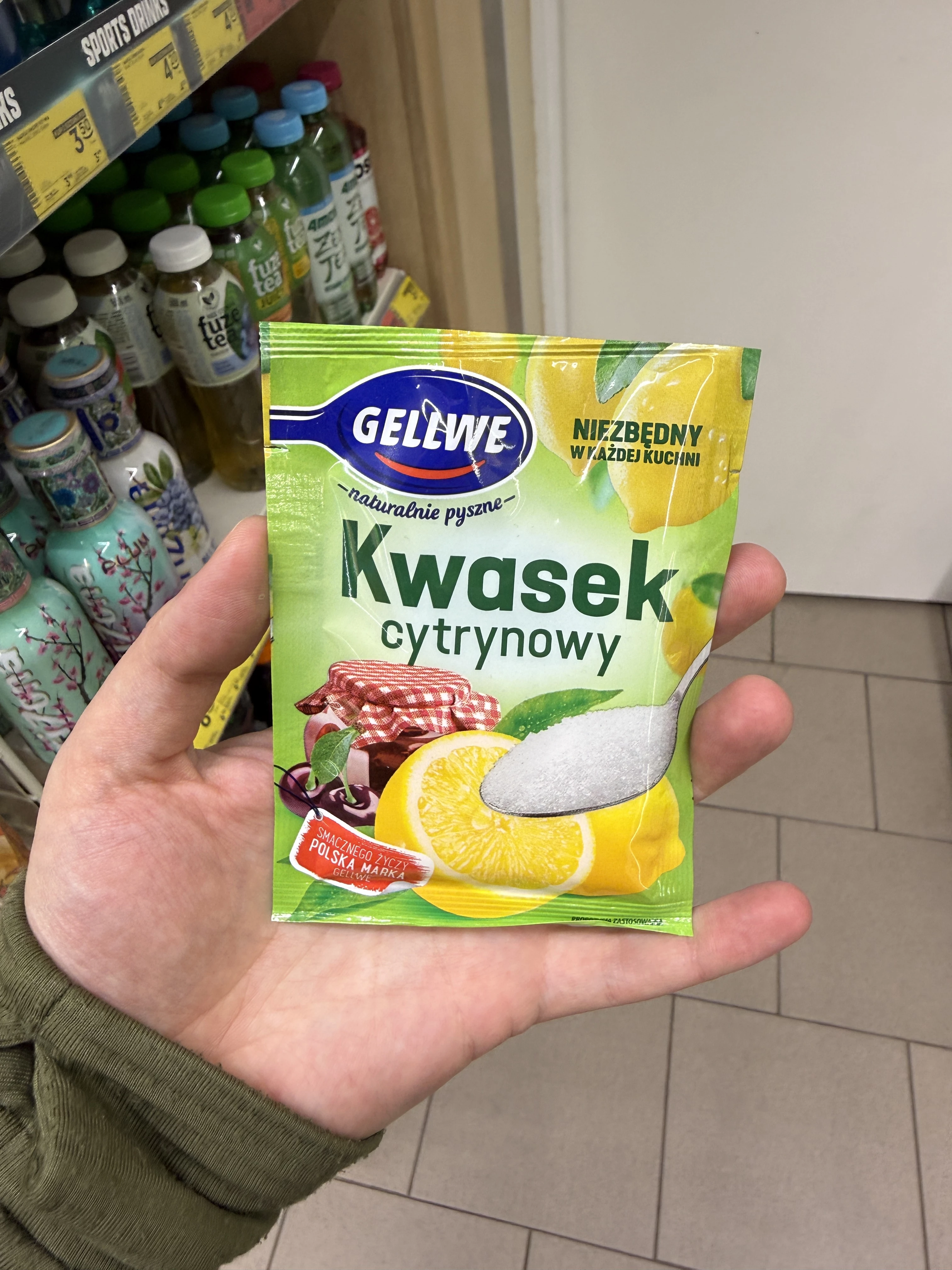 Gellwe Kwasek cytrynowy | 20g