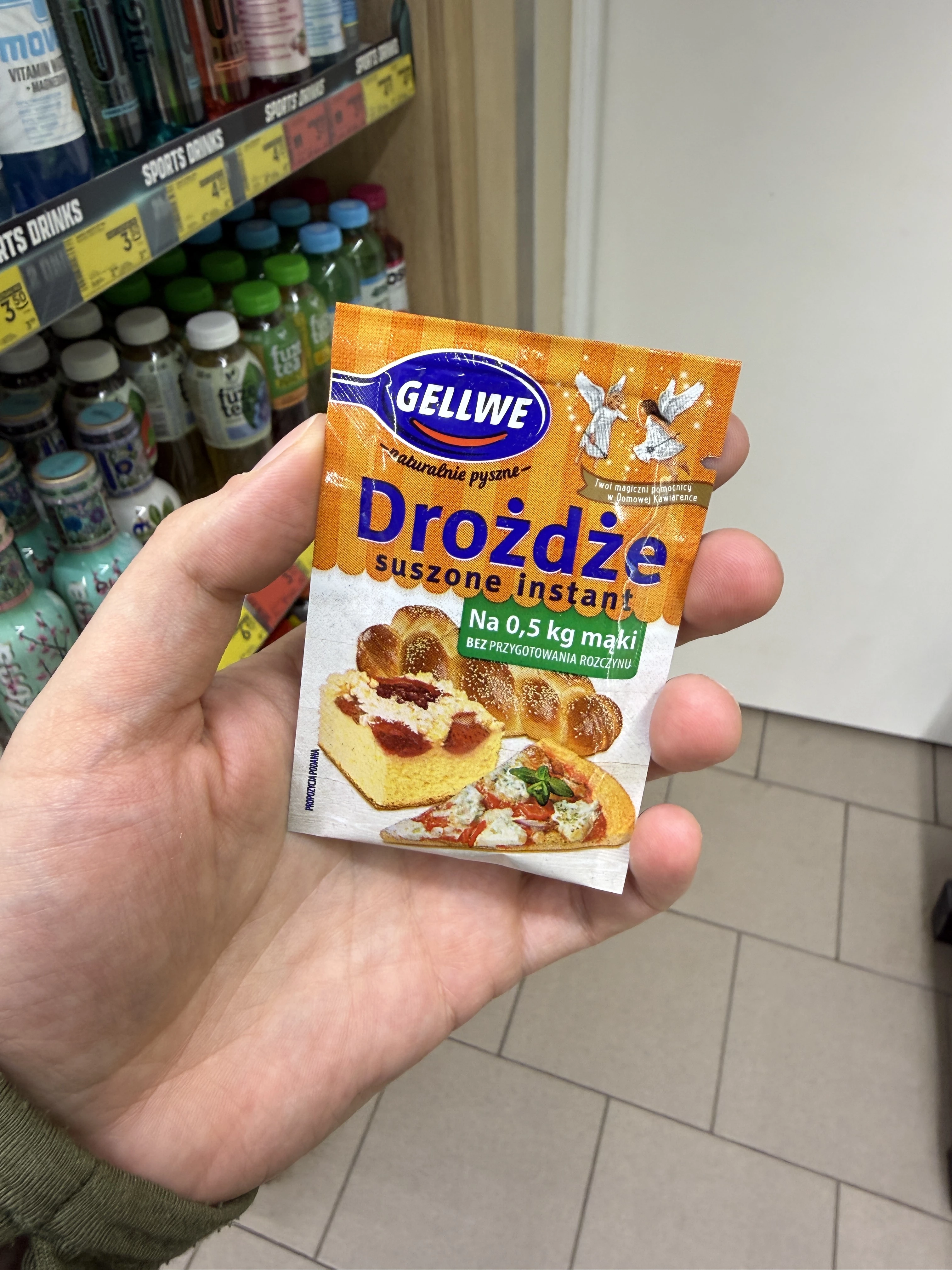 Gellwe Drożdże suszone instant | 7g