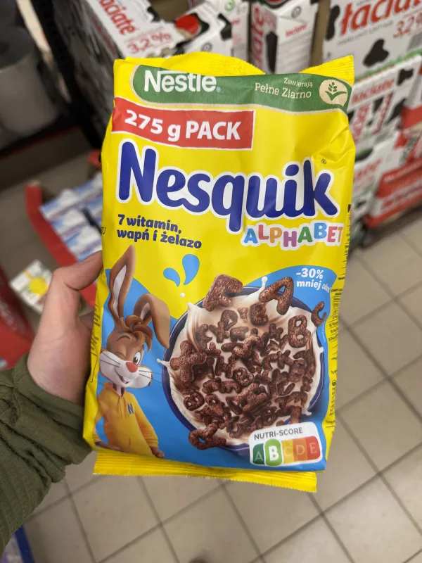 Nesquik Alphabet płatki śniadaniowe | 275g