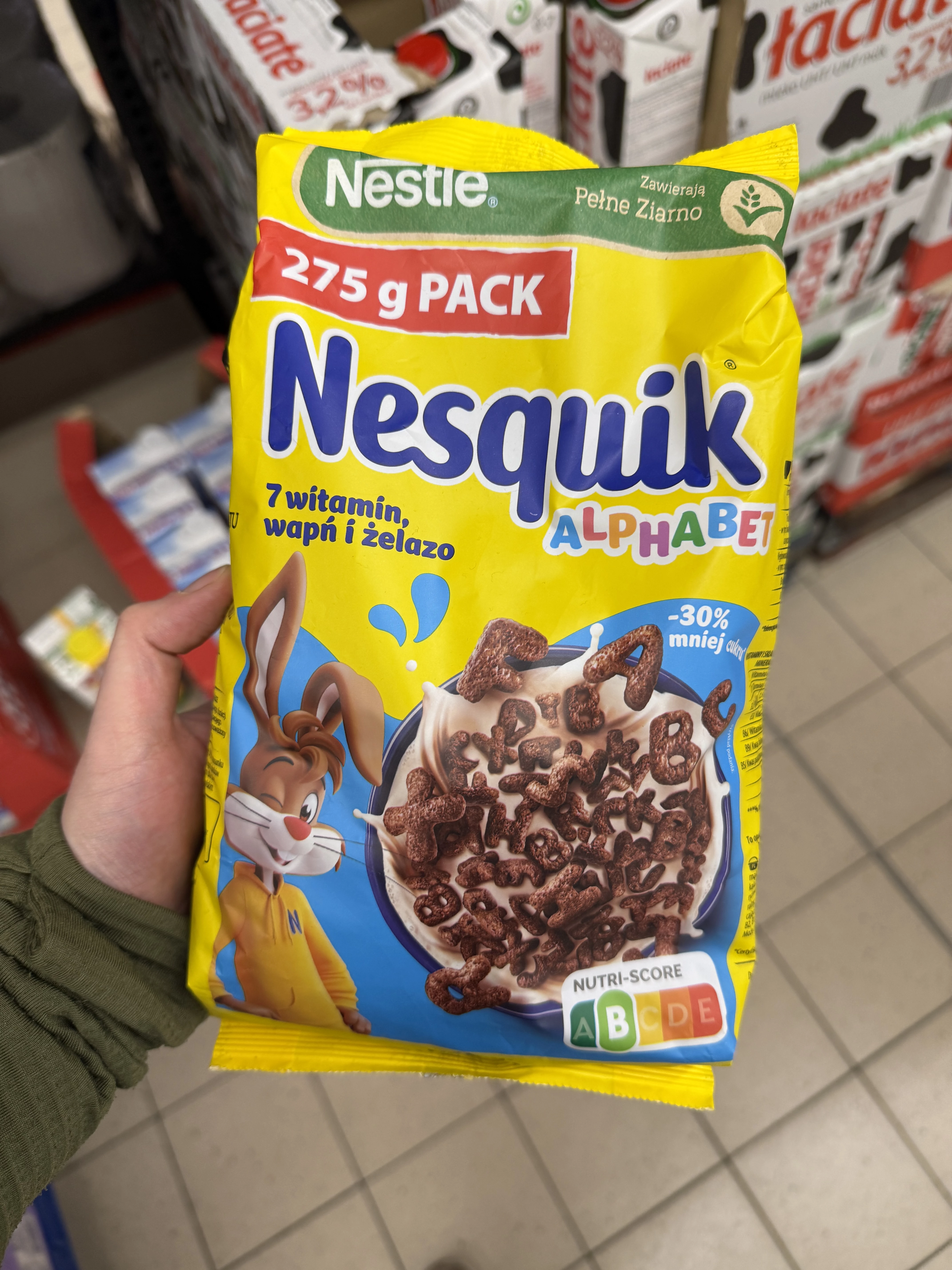 Nesquik Alphabet płatki śniadaniowe | 275g