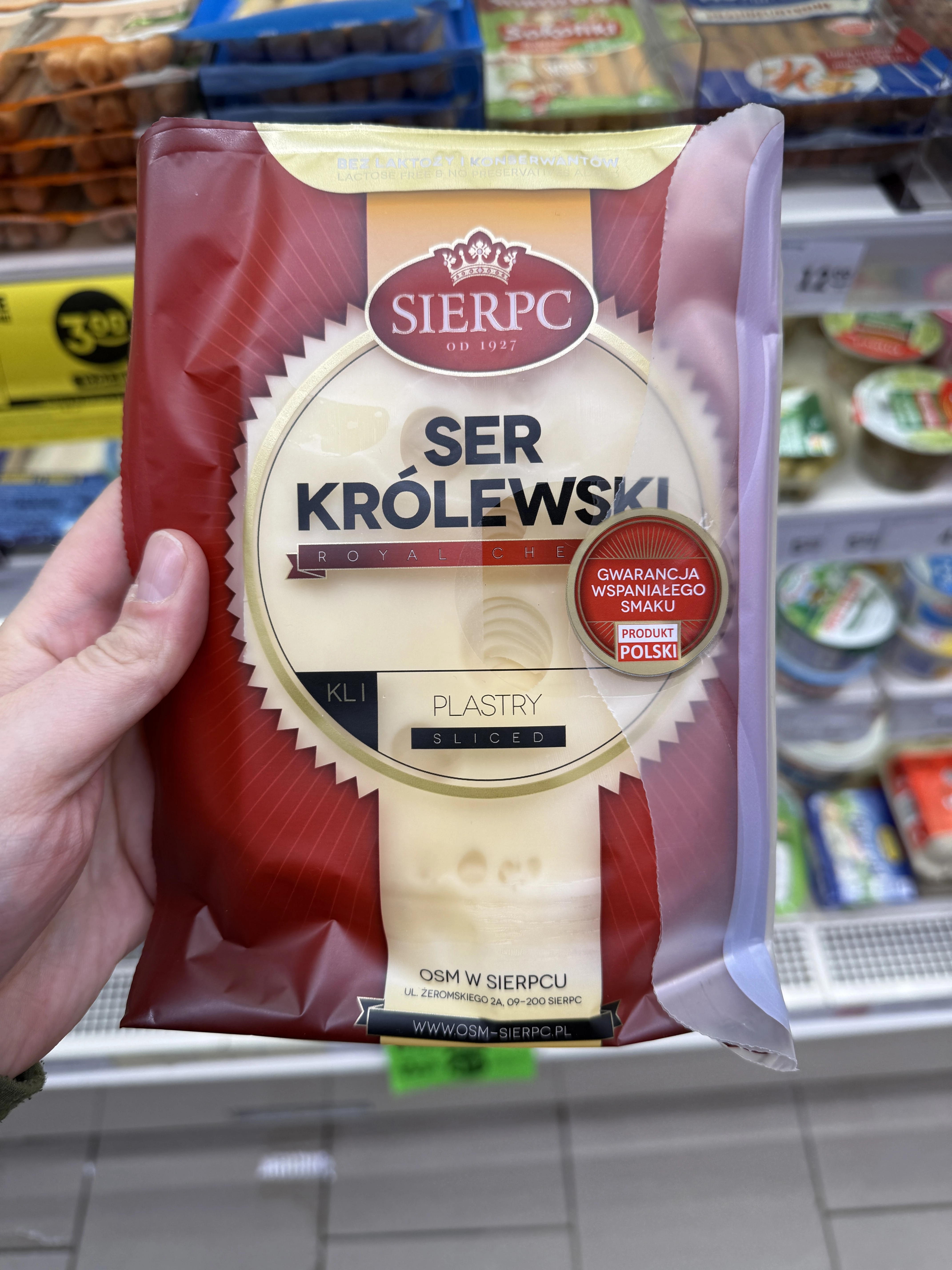 Sierpc Ser Królewski plastry | 135g