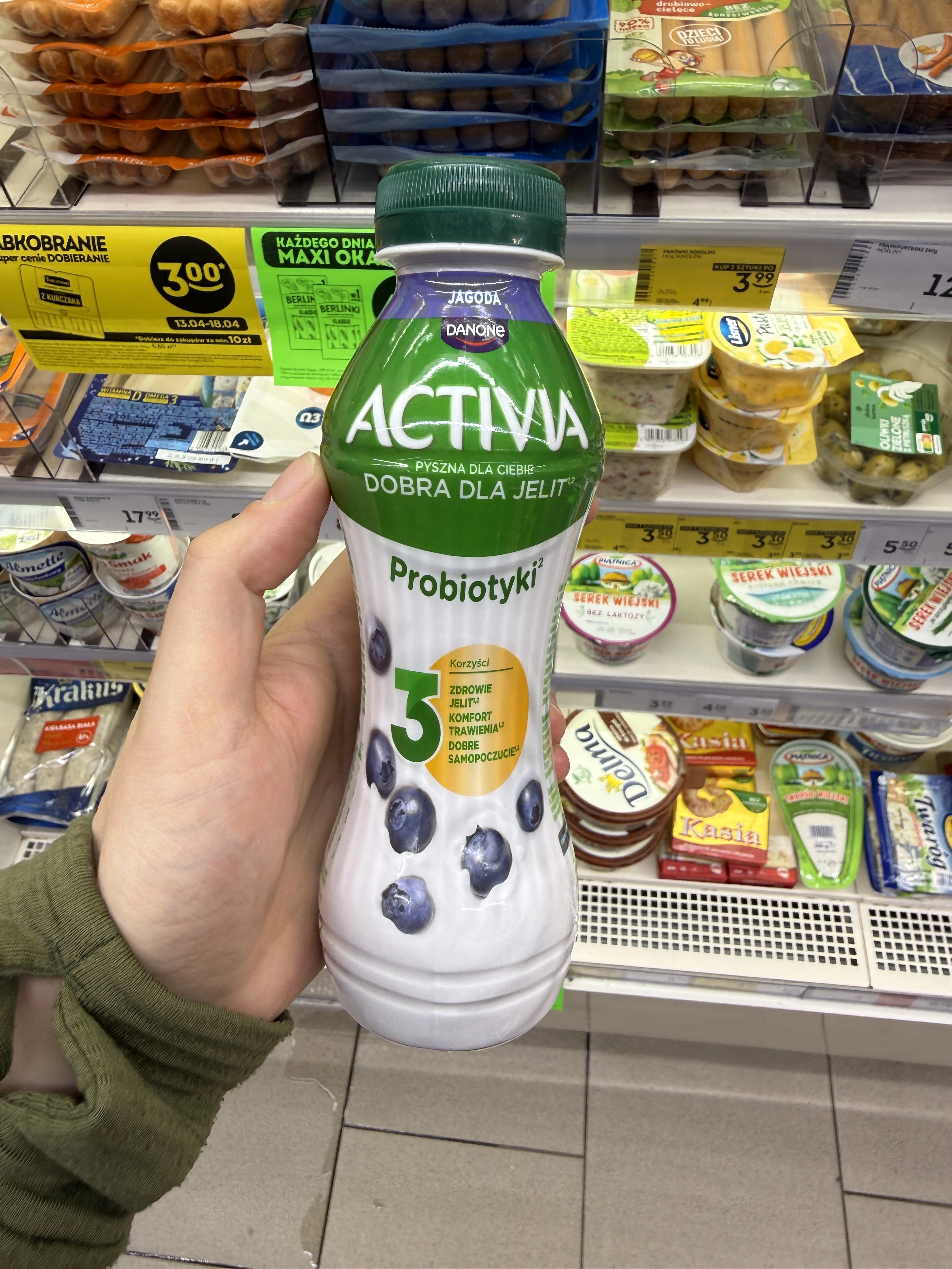 Activia Jogurt jagoda borówka | 280g
