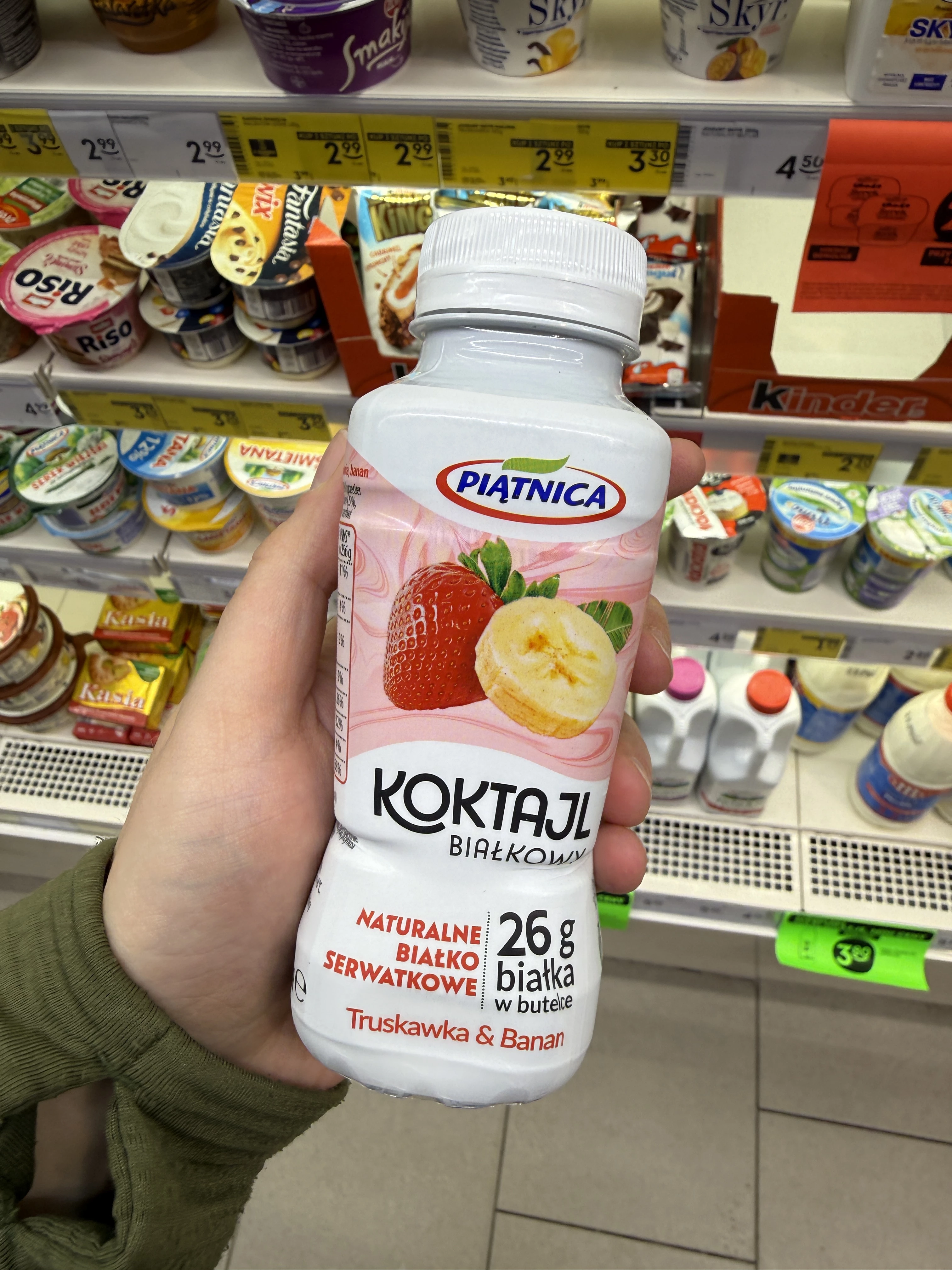 Piątnica Koktajl odżywczy truskawka banan | 250ml / 256g