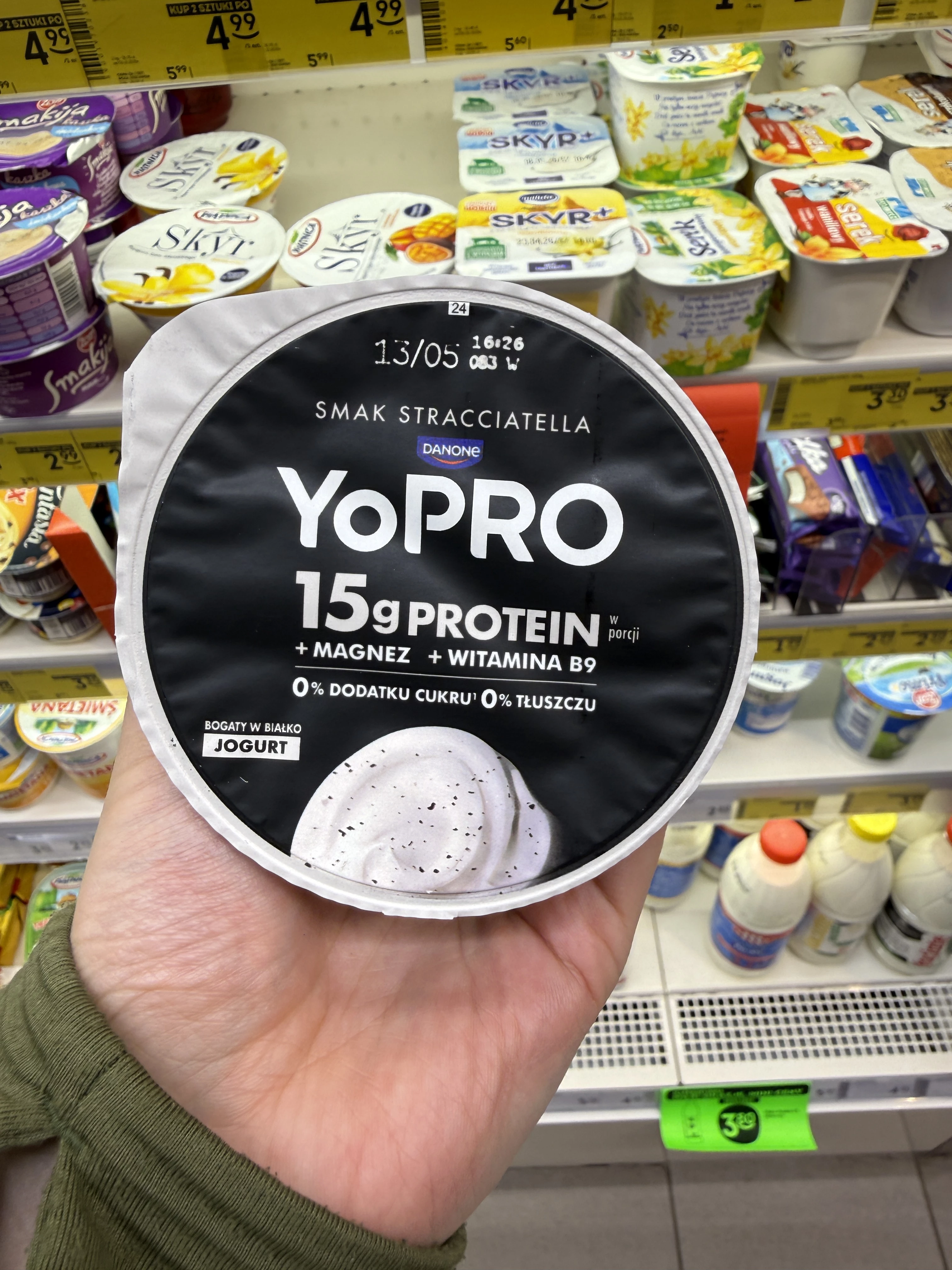 YoPRO Jogurt smak stracciatella | 160g