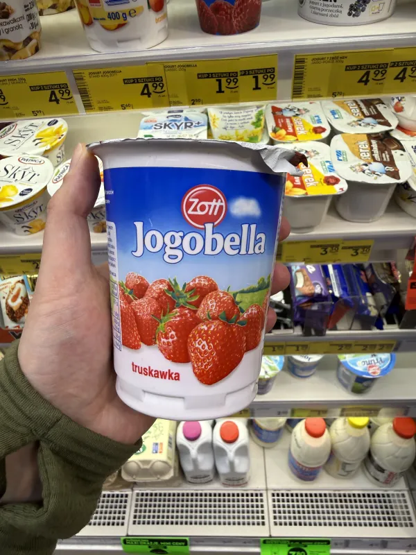 Zott Jogobella jogurt truskawkowy | 400g