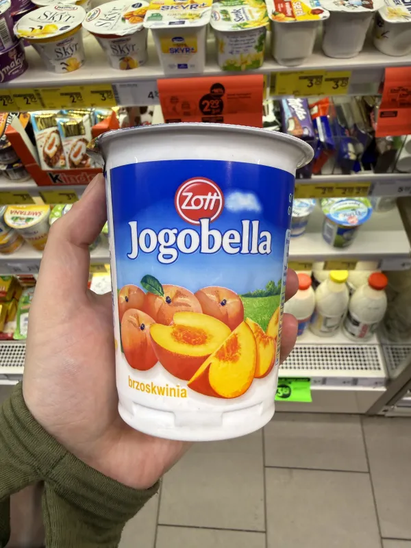 Zott Jogobella Jogurt brzoskwinia | 400g