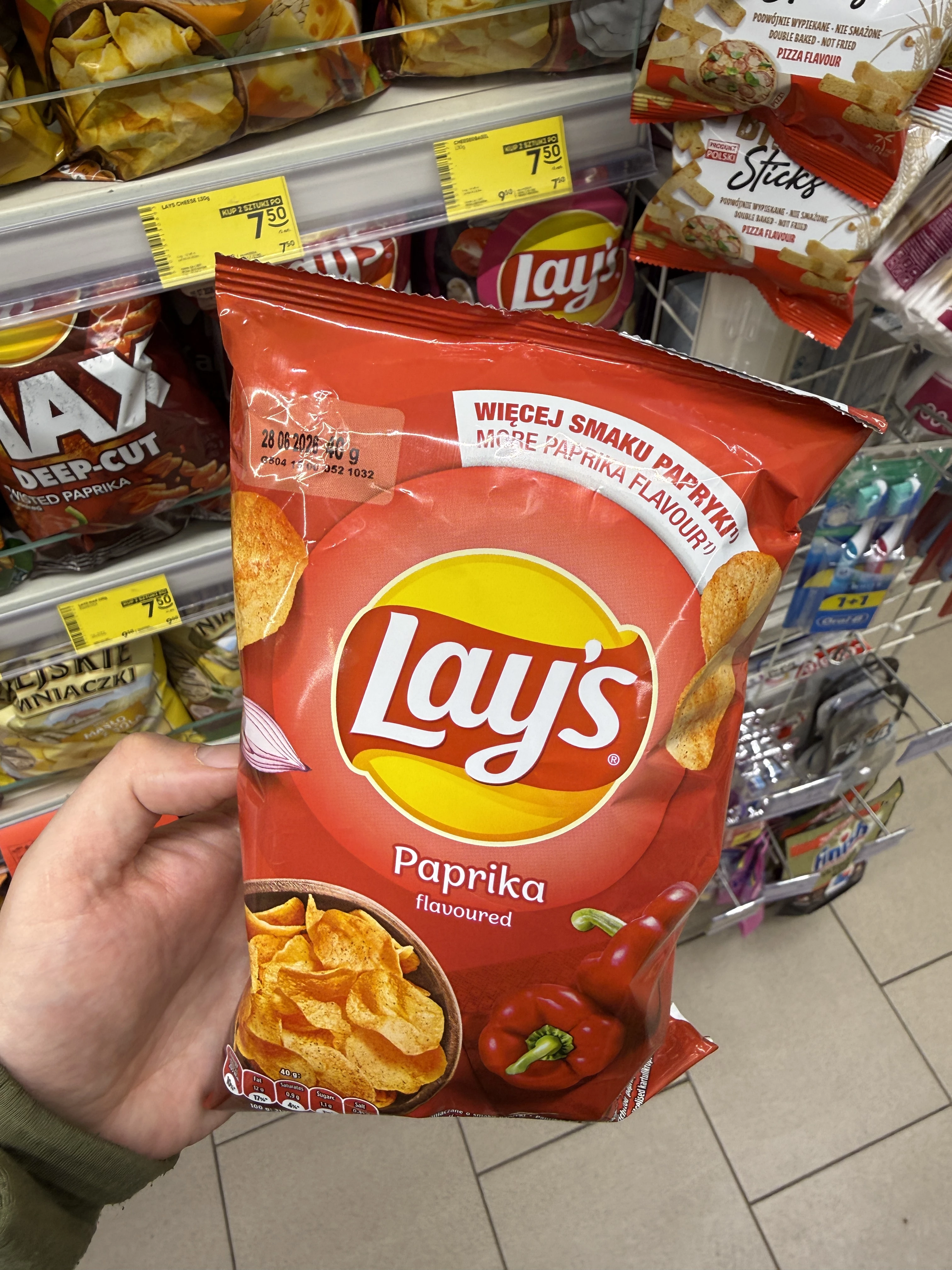 Lay’s Chipsy o smaku papryki / Lay’s Paprika | 40g