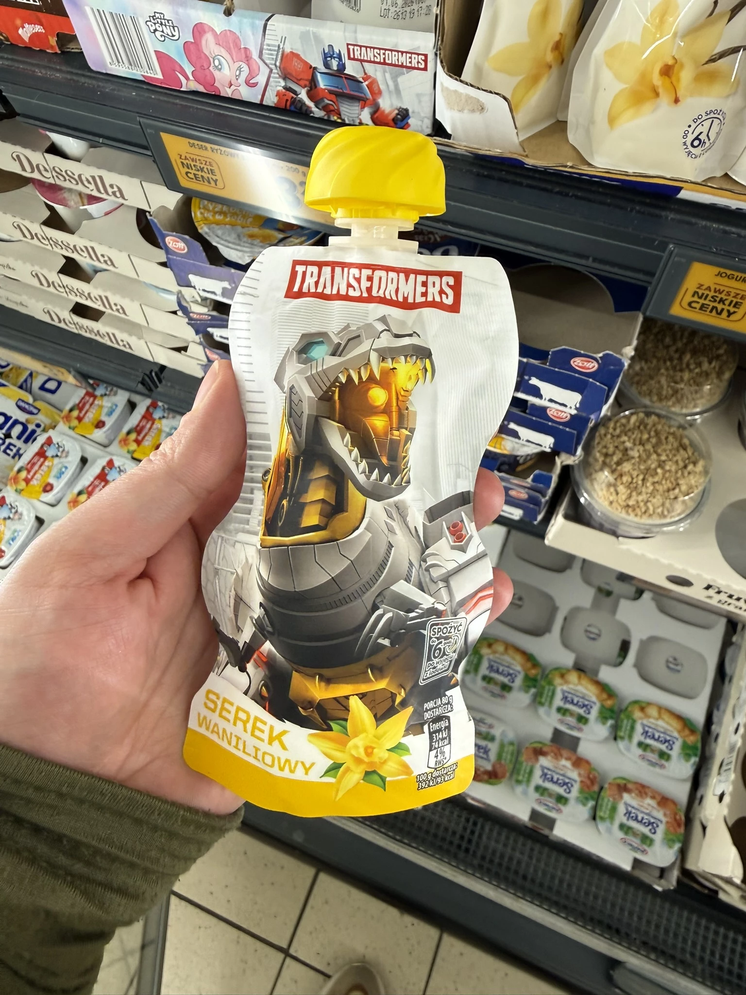 Transformers Serek waniliowy | 80g