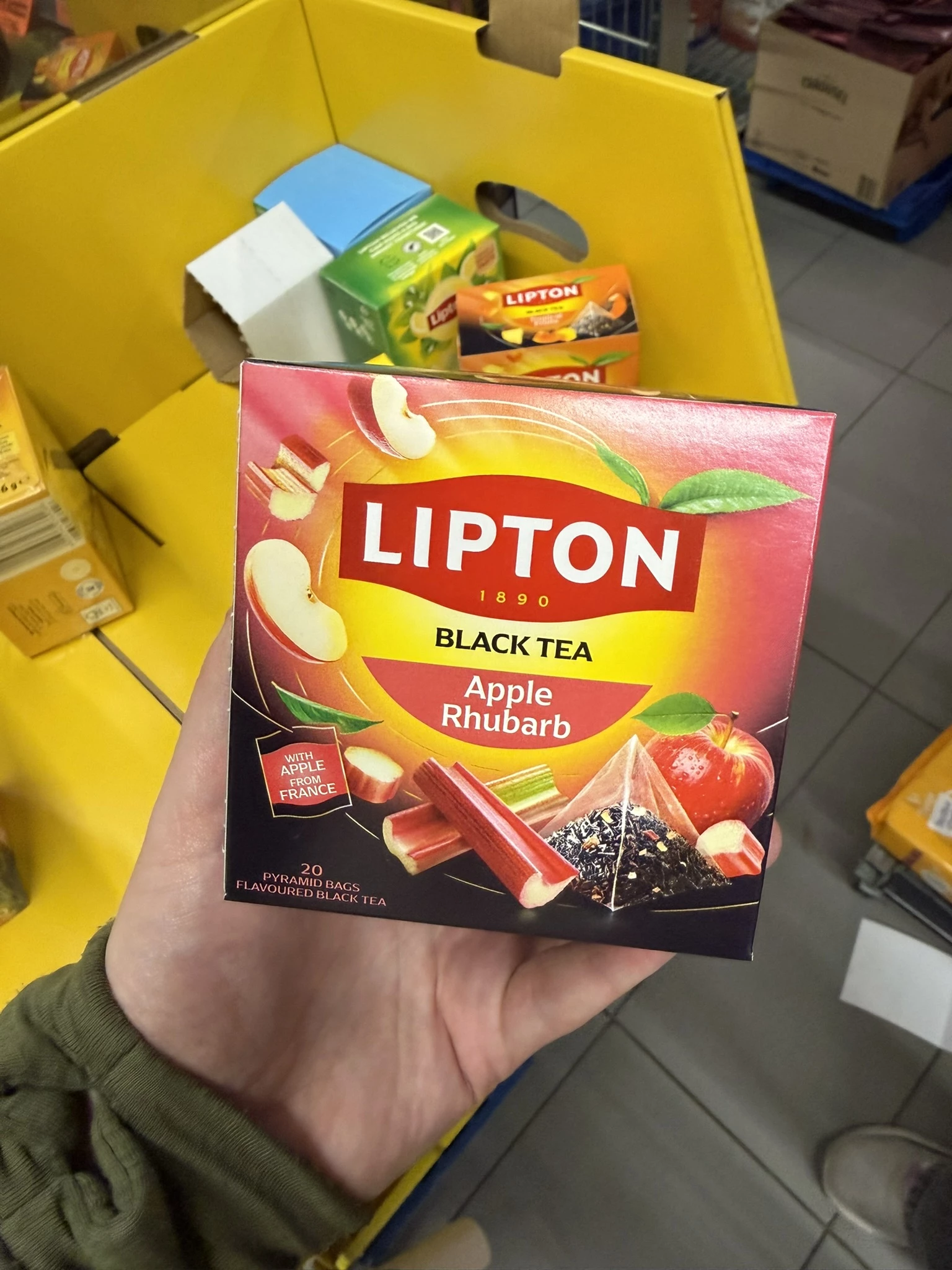 Lipton Black Tea Apple Rhubarb | 30g