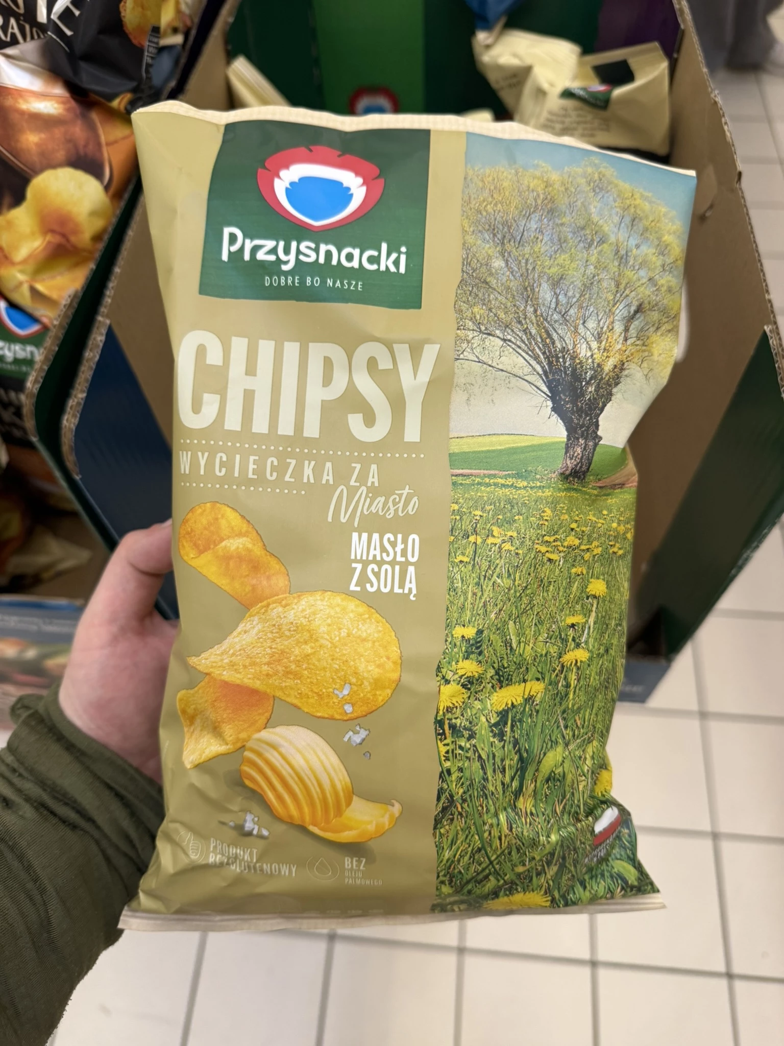 Przysnacki Chipsy masło z solą | 130g