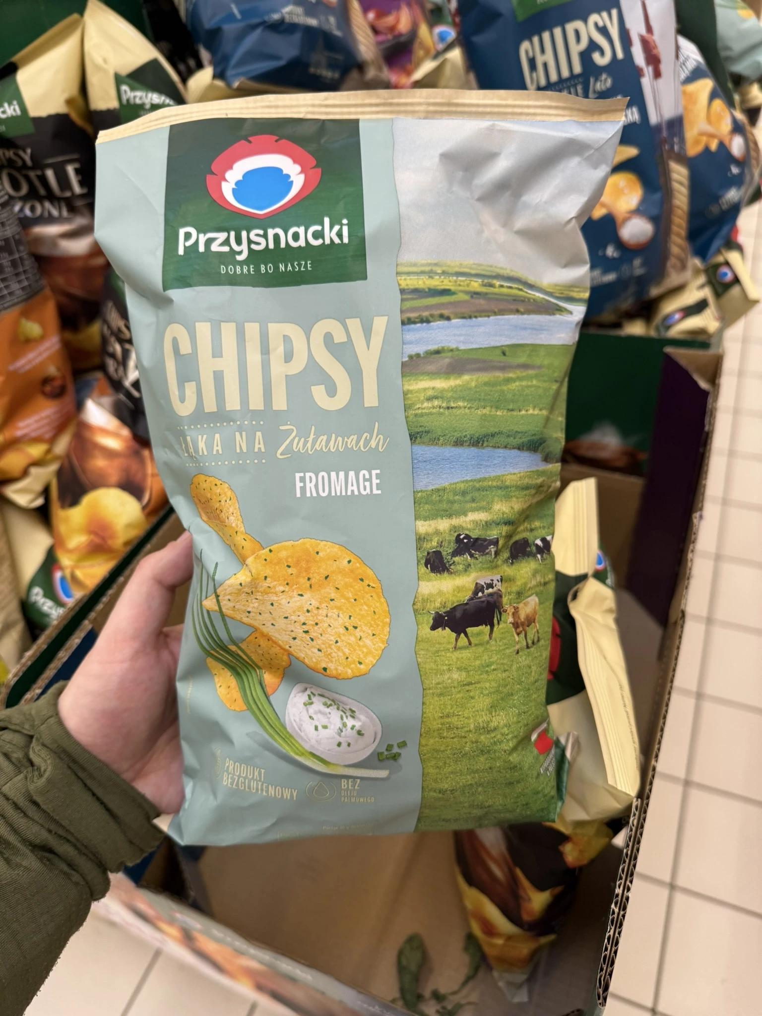 Przysnacki Chipsy Łąka na Żuławach o smaku fromage | 130g