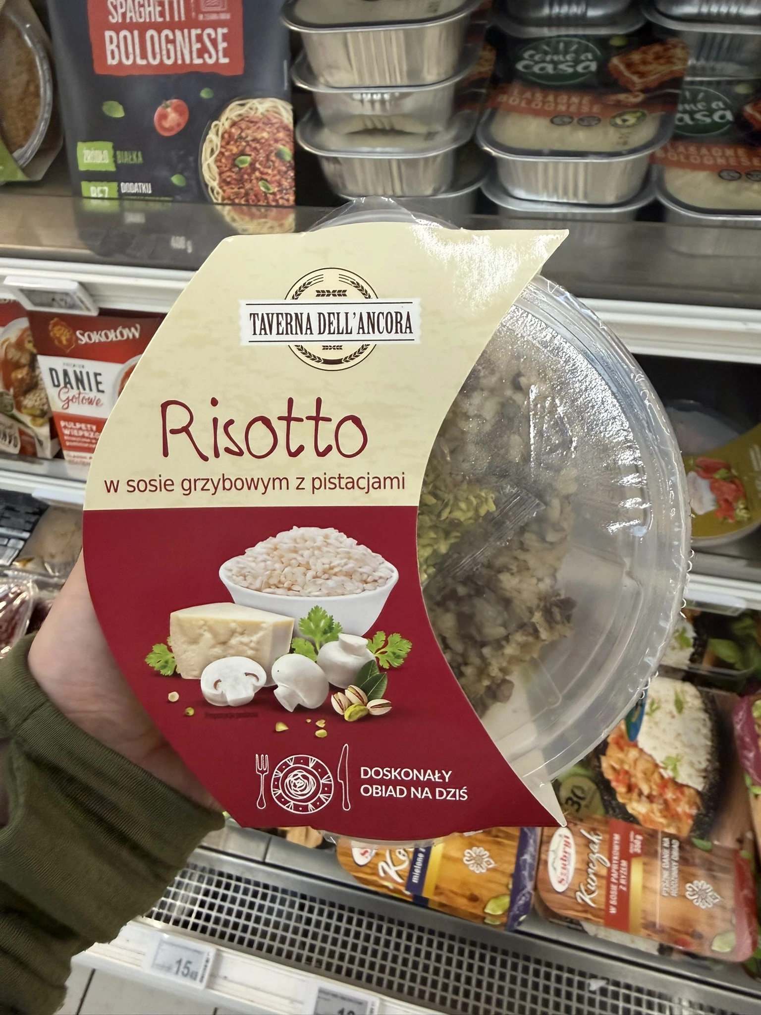 Risotto w sosie grzybowym z pistacjami | 320g