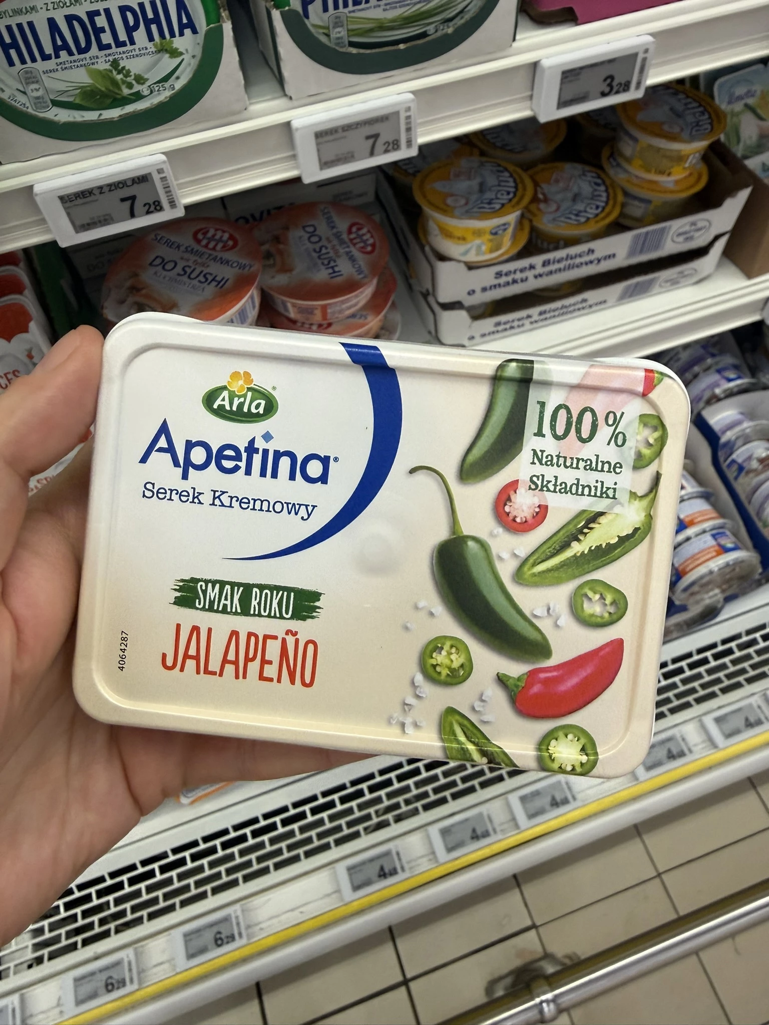 Arla Apetina Smak Roku Serek Kremowy z Jalapeño | 125g