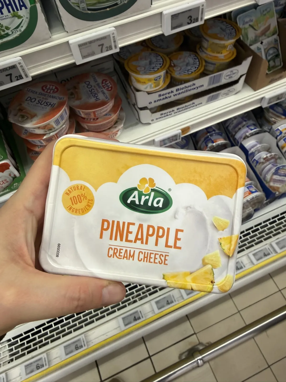 Arla Pineapple Cream Cheese | 200g