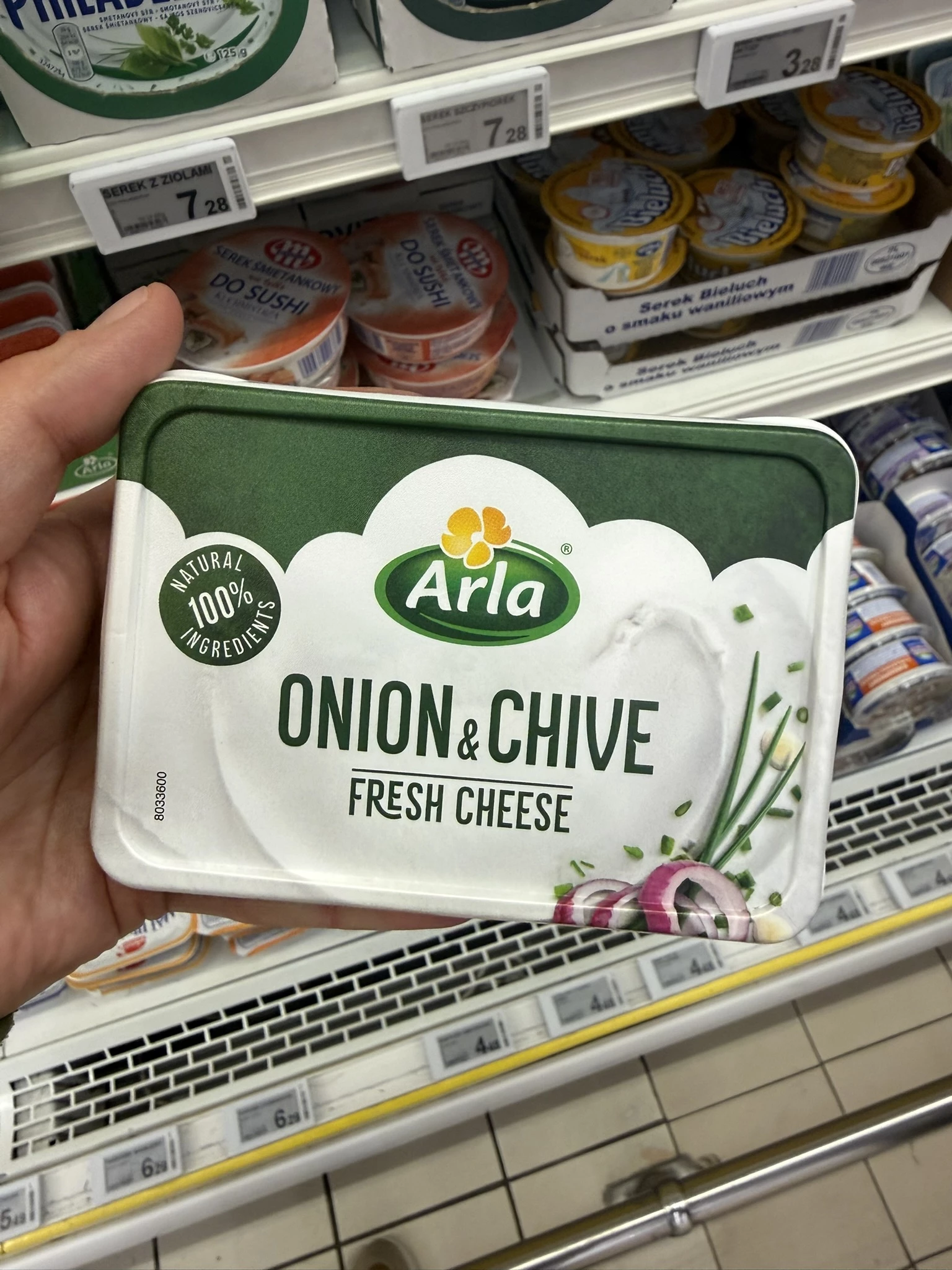 Arla Cream Cheese Onion & Chive | 200g