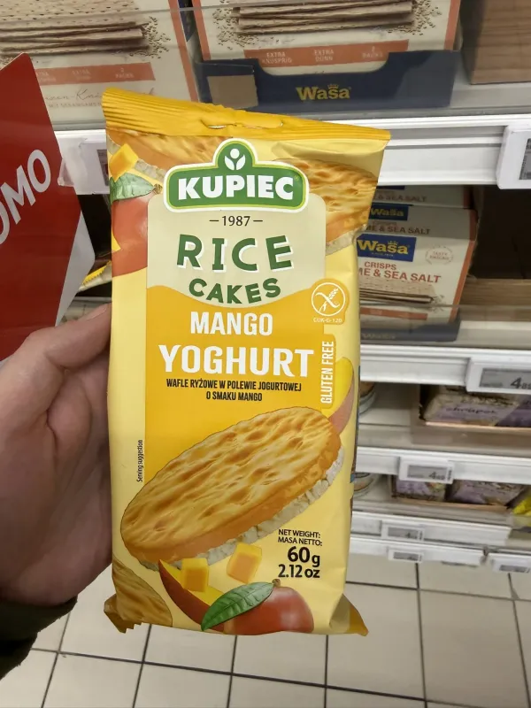 Kupiec Rice Cakes Mango Yoghurt | 60g