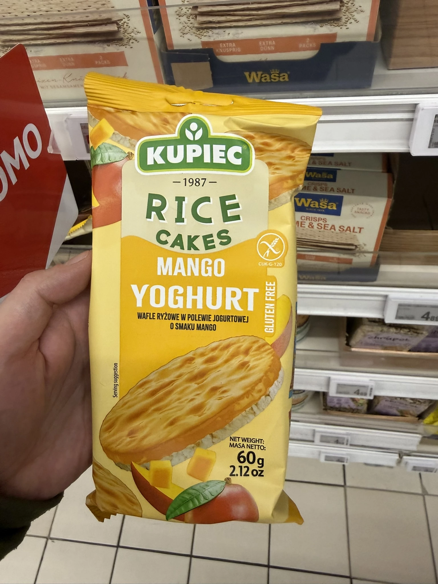 Kupiec Rice Cakes Mango Yoghurt | 60g
