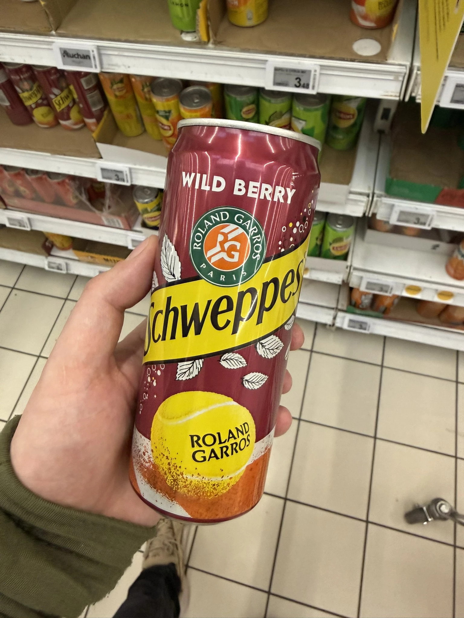 Schweppes Wild Berry Roland Garros 2026 | 330ml