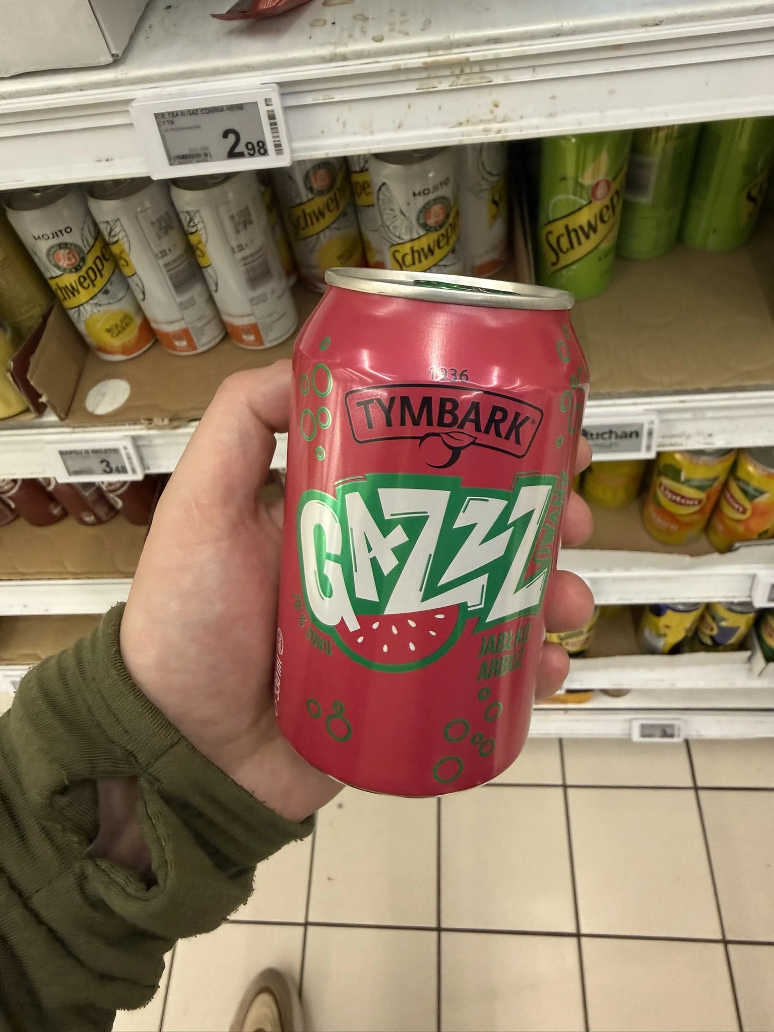 Tymbark Gazzzowany jabłko arbuz | 330ml
