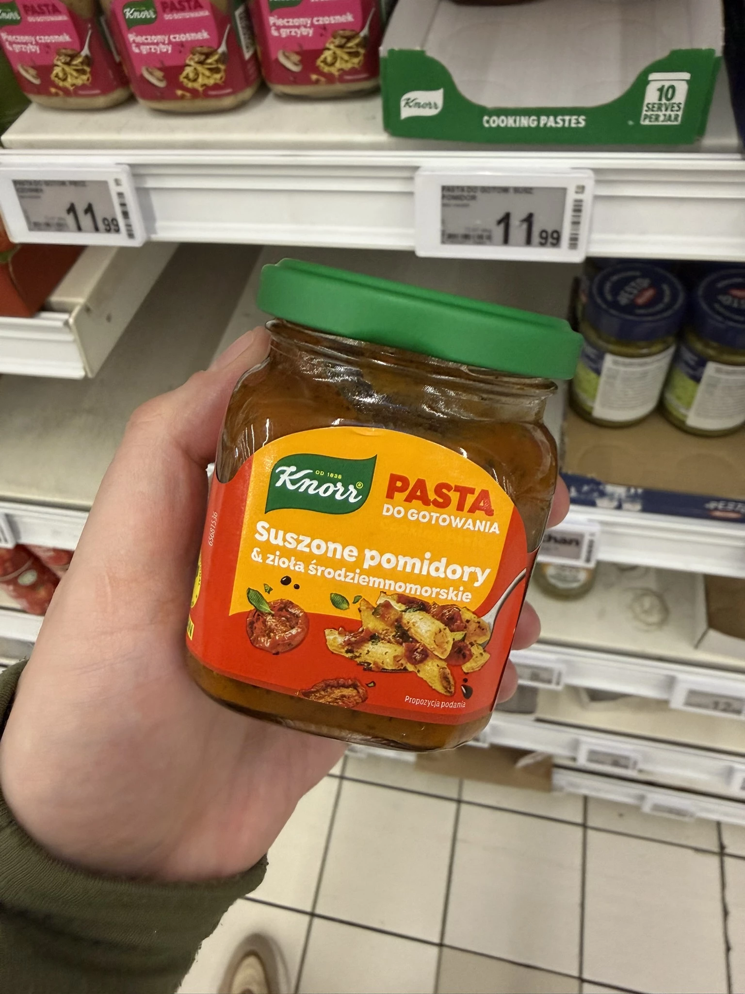Knorr Pasta do gotowania Suszone pomidory & zioła śródziemnomorskie | 165g