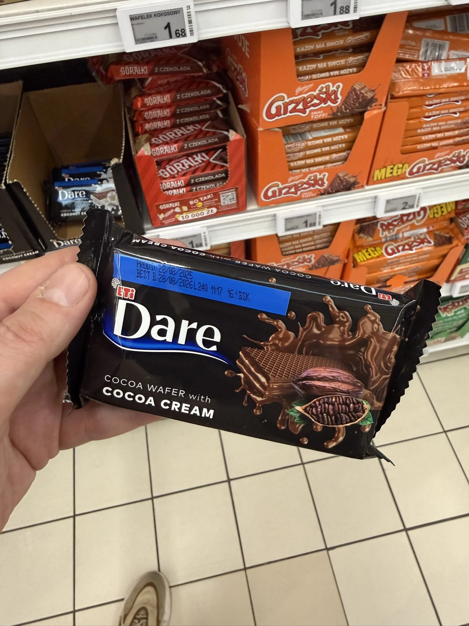 ETi Dare Cocoa Wafer with Cocoa Cream | 40g