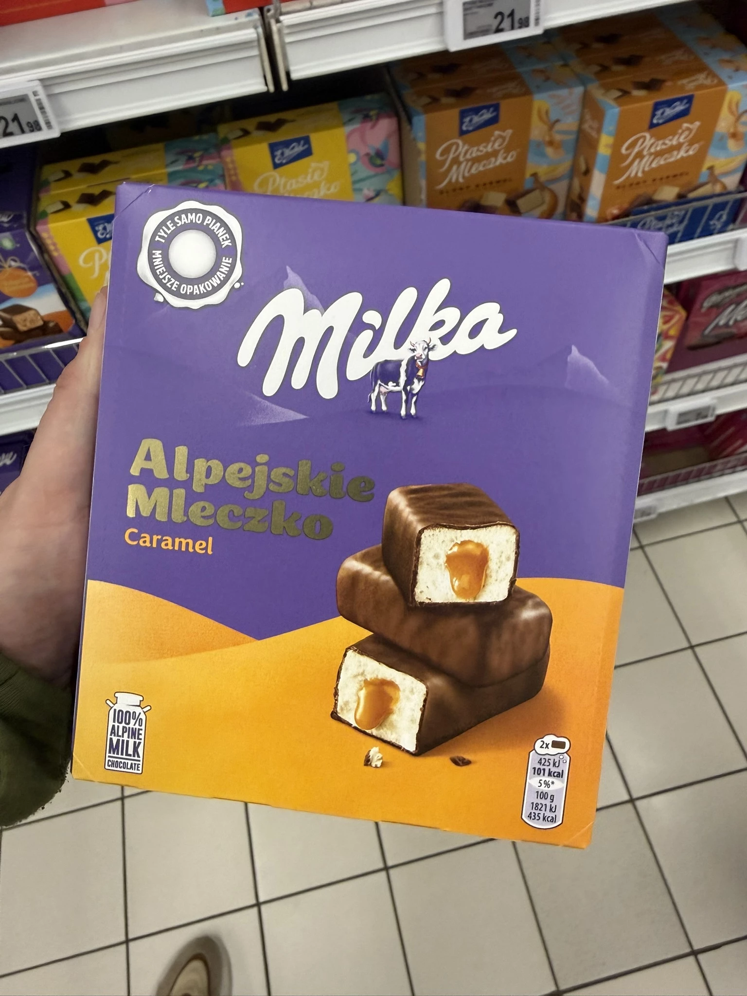 Milka Alpejskie Mleczko Caramel | 350g