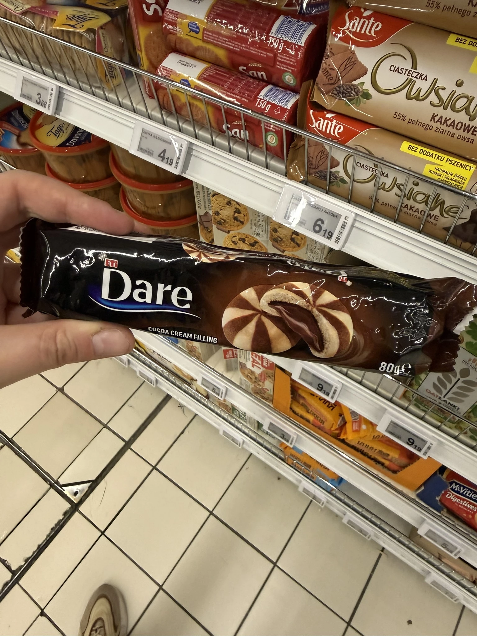 ETi Dare Mozaic Bisküvi / Dare Mosaic Biscuits Cocoa Cream | 80g