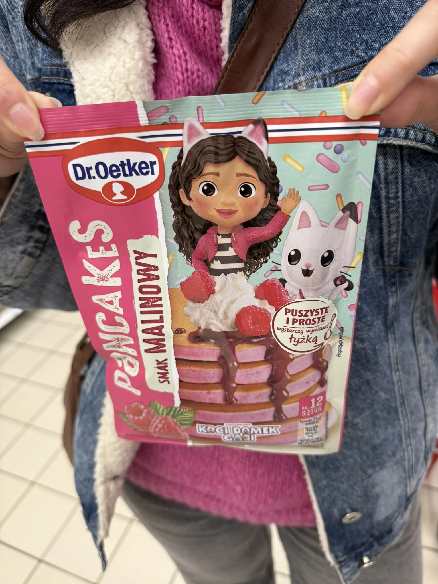 Dr. Oetker Pancakes Koci Domek Gabi smak malinowy | 165g